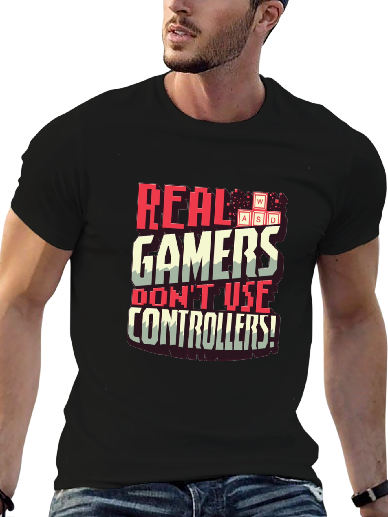 Real Gamers Dont Use Controllers T-Shirt