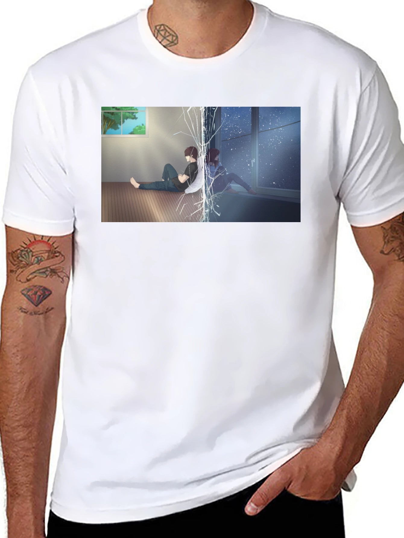 Anime Broken Separation T-Shirt