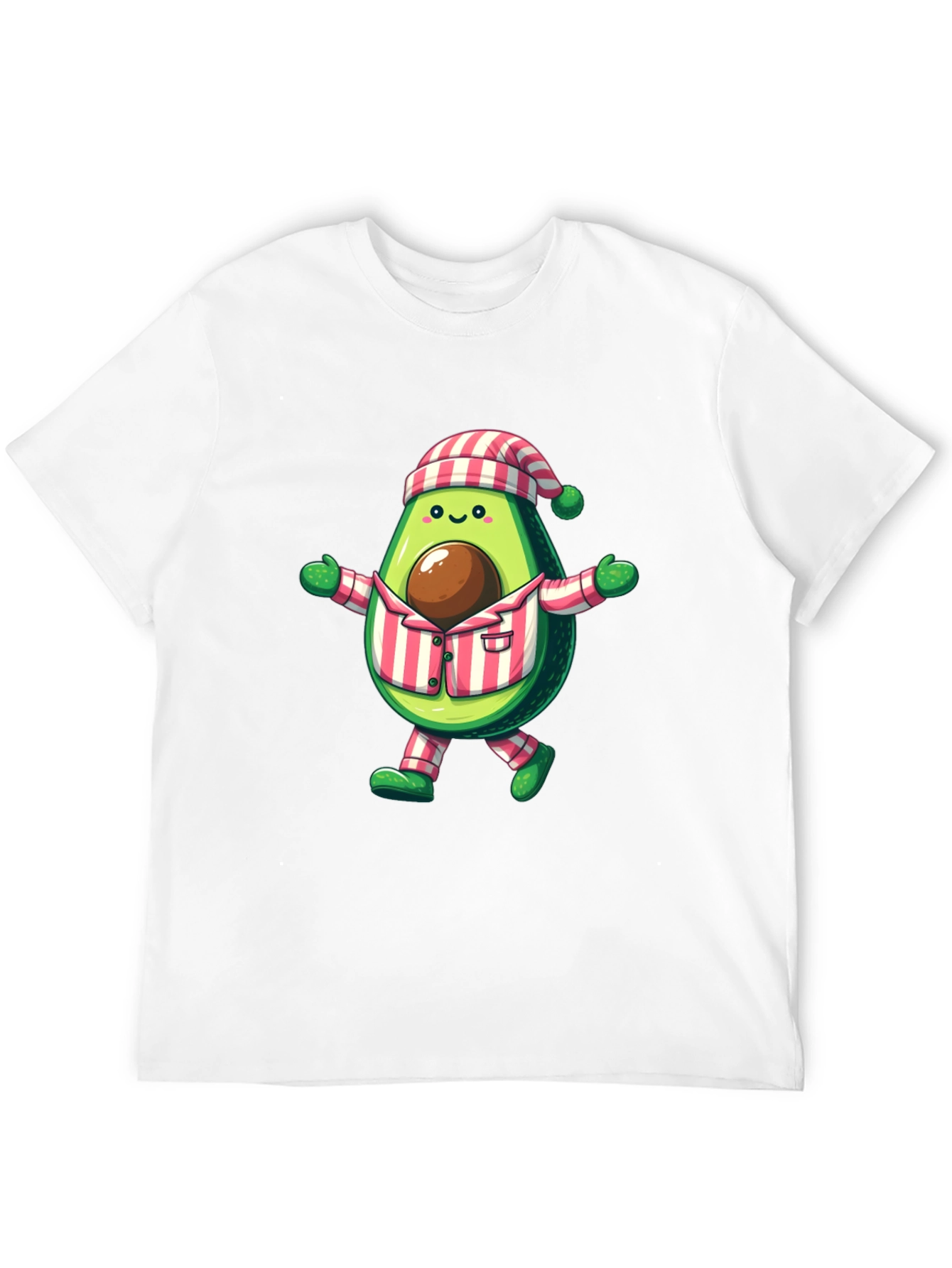 Avocado Pajama T-Shirt - Funny Cartoon Tee