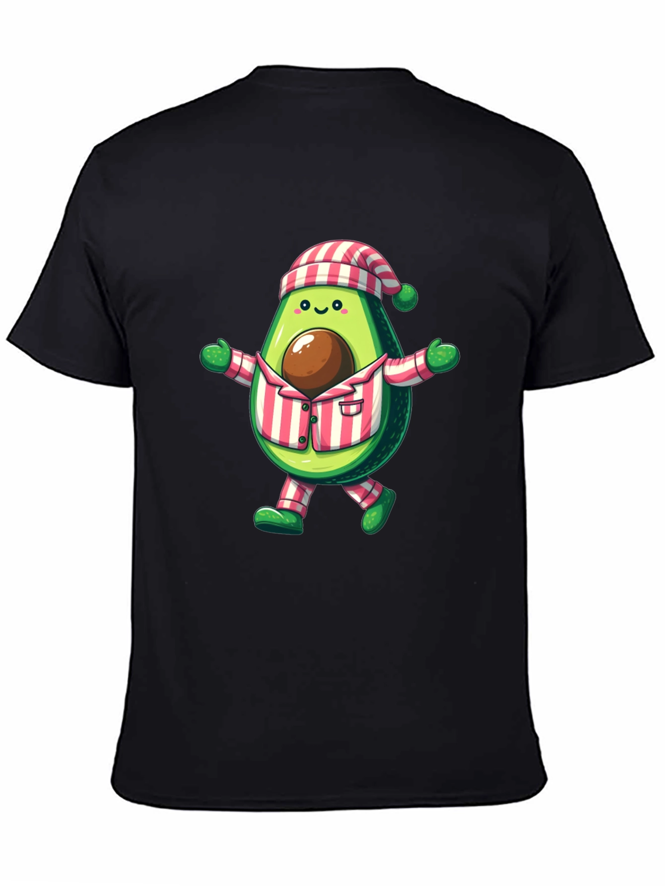 Avocado Pajama T-Shirt - Funny Cartoon Tee