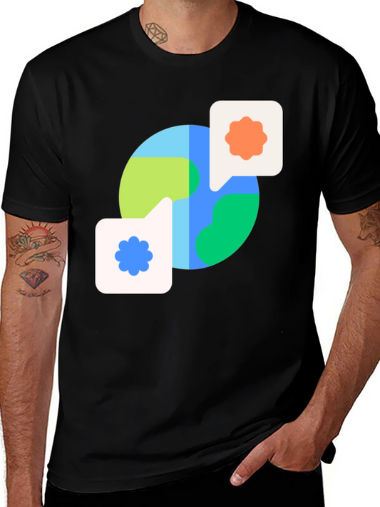 Earth Conversation T-Shirt - Global Dialogue