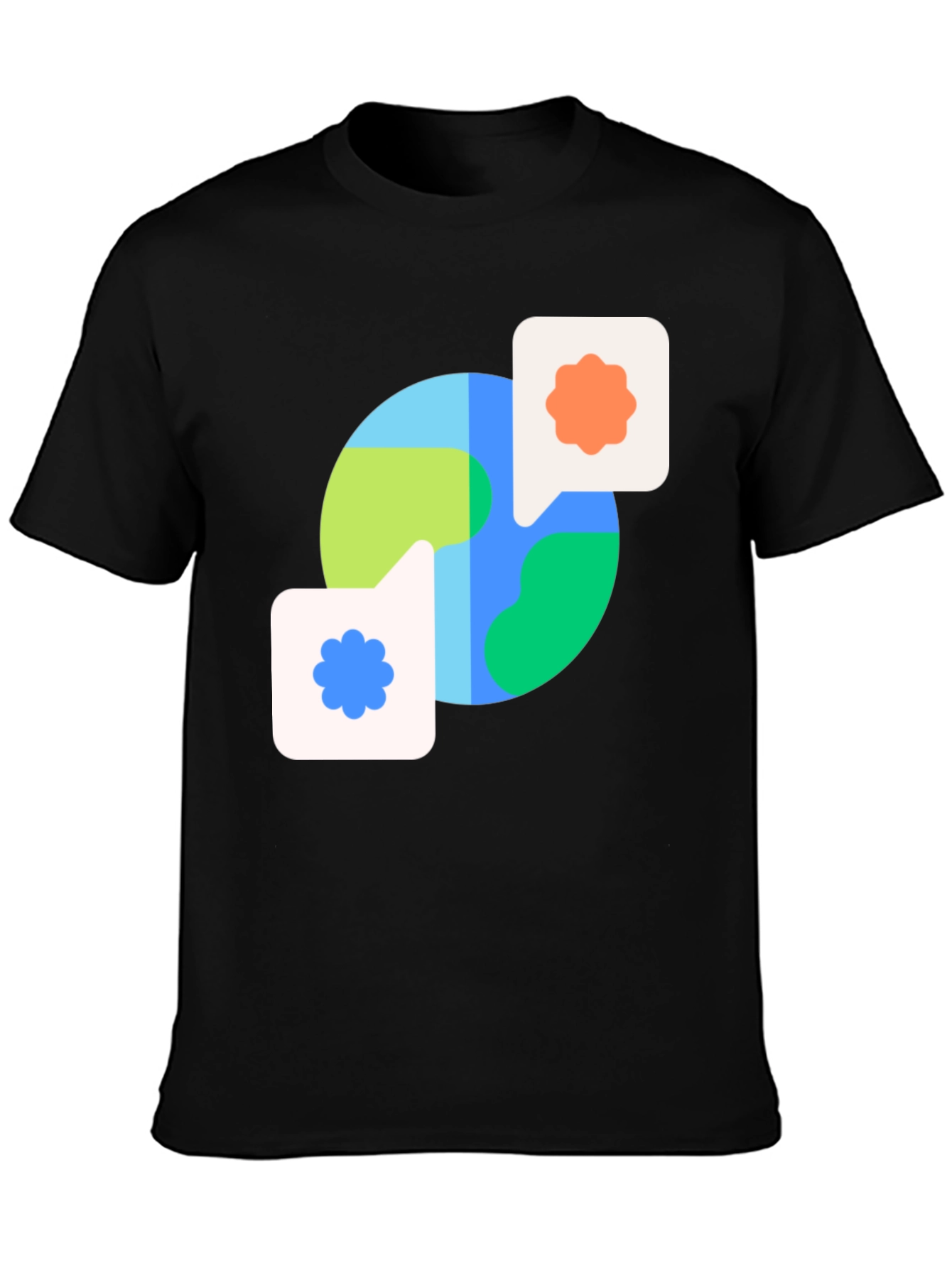 Earth Conversation T-Shirt - Global Dialogue