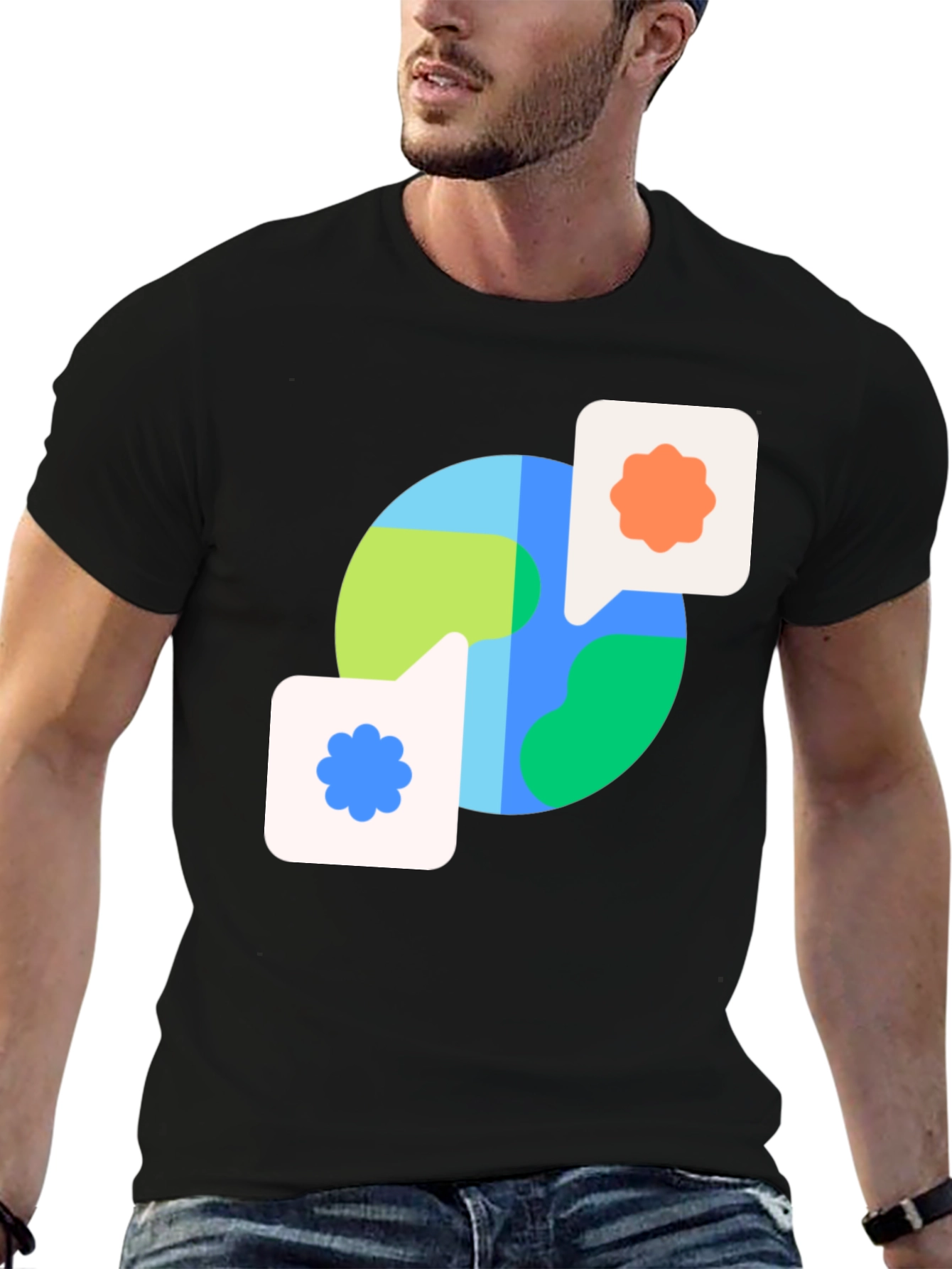 Earth Conversation T-Shirt - Global Dialogue