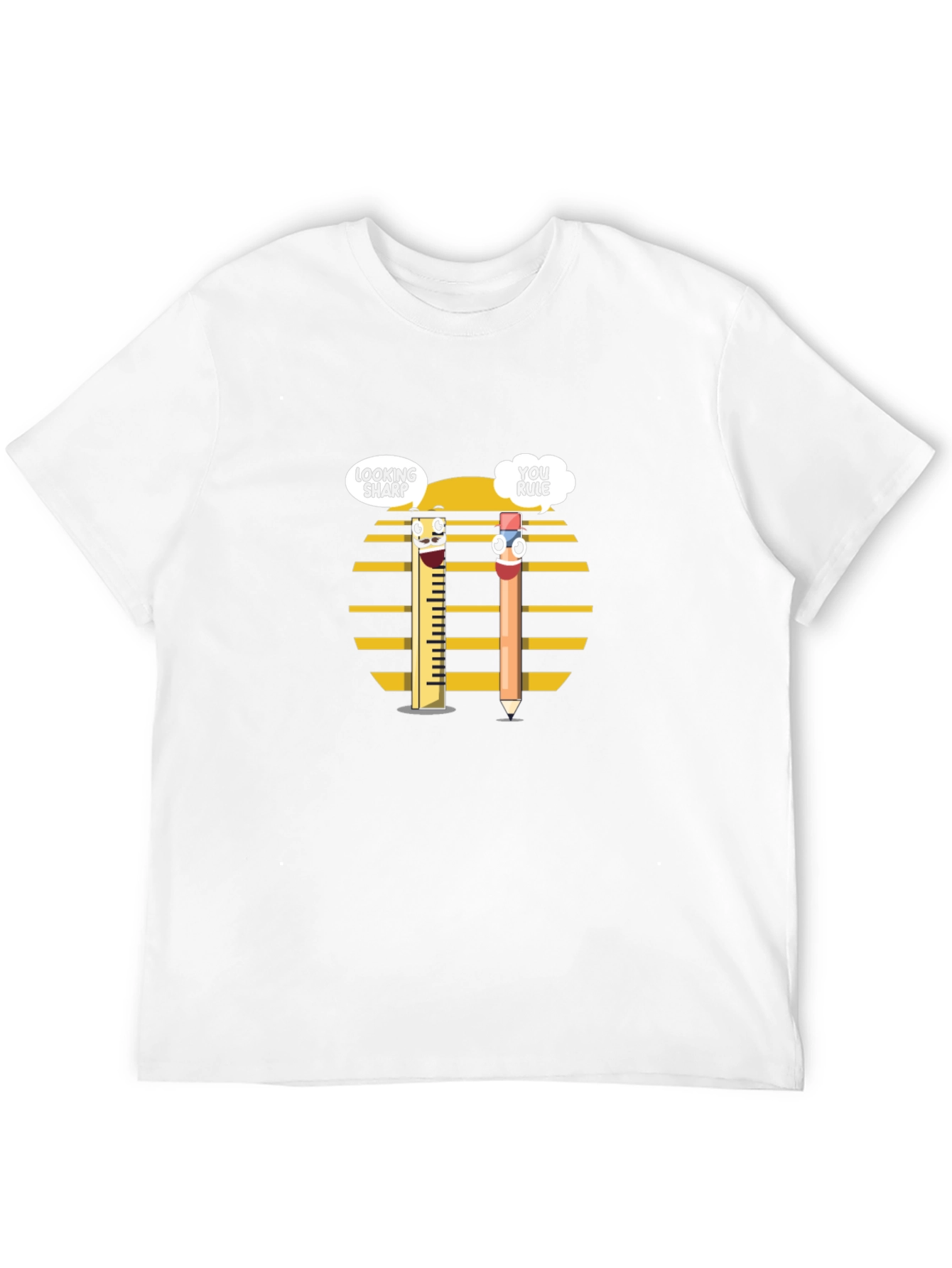Looking Sharp Mens Black T-Shirt