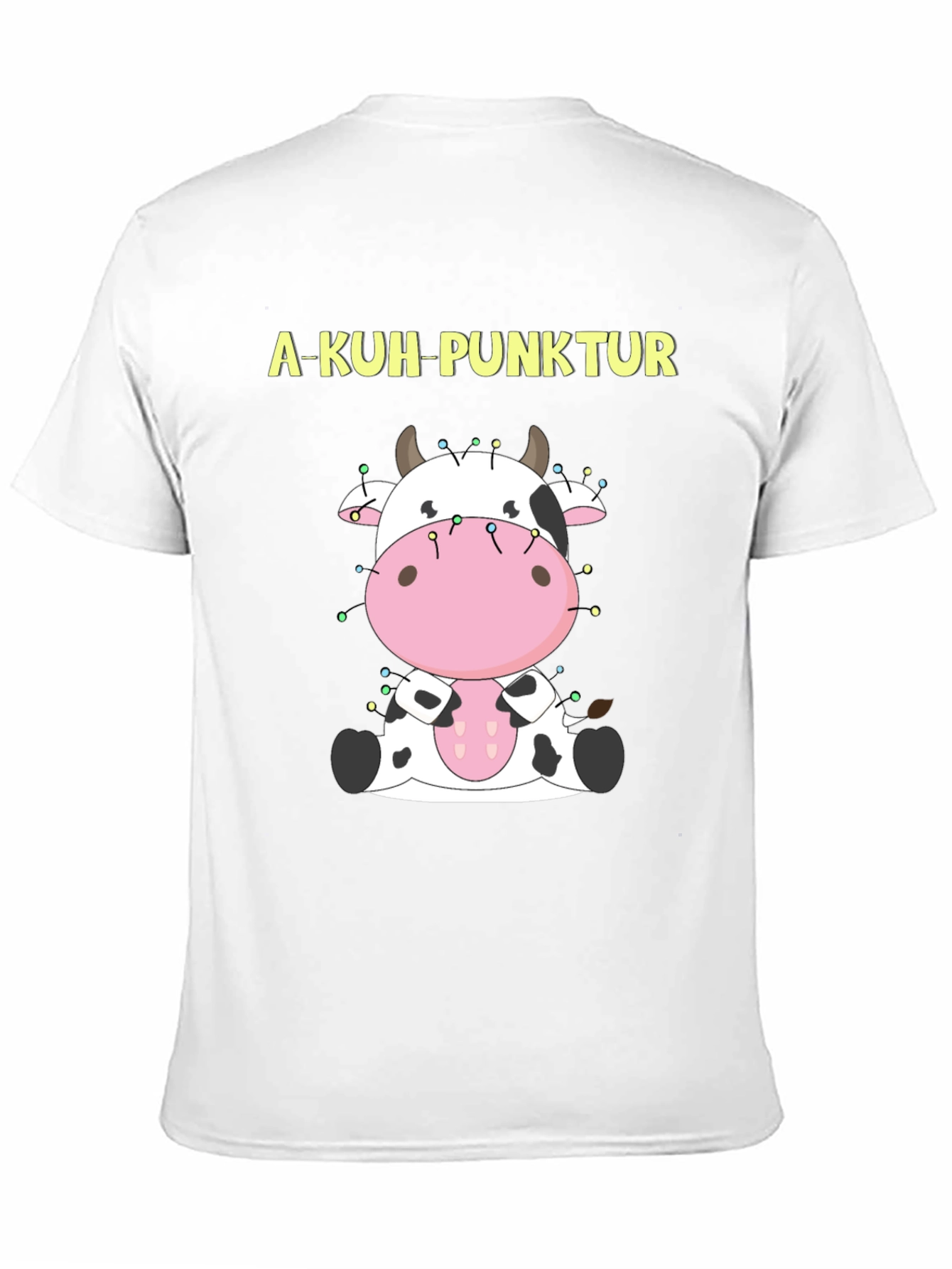 A-Kuh-Punktur Cow Graphic T-Shirt