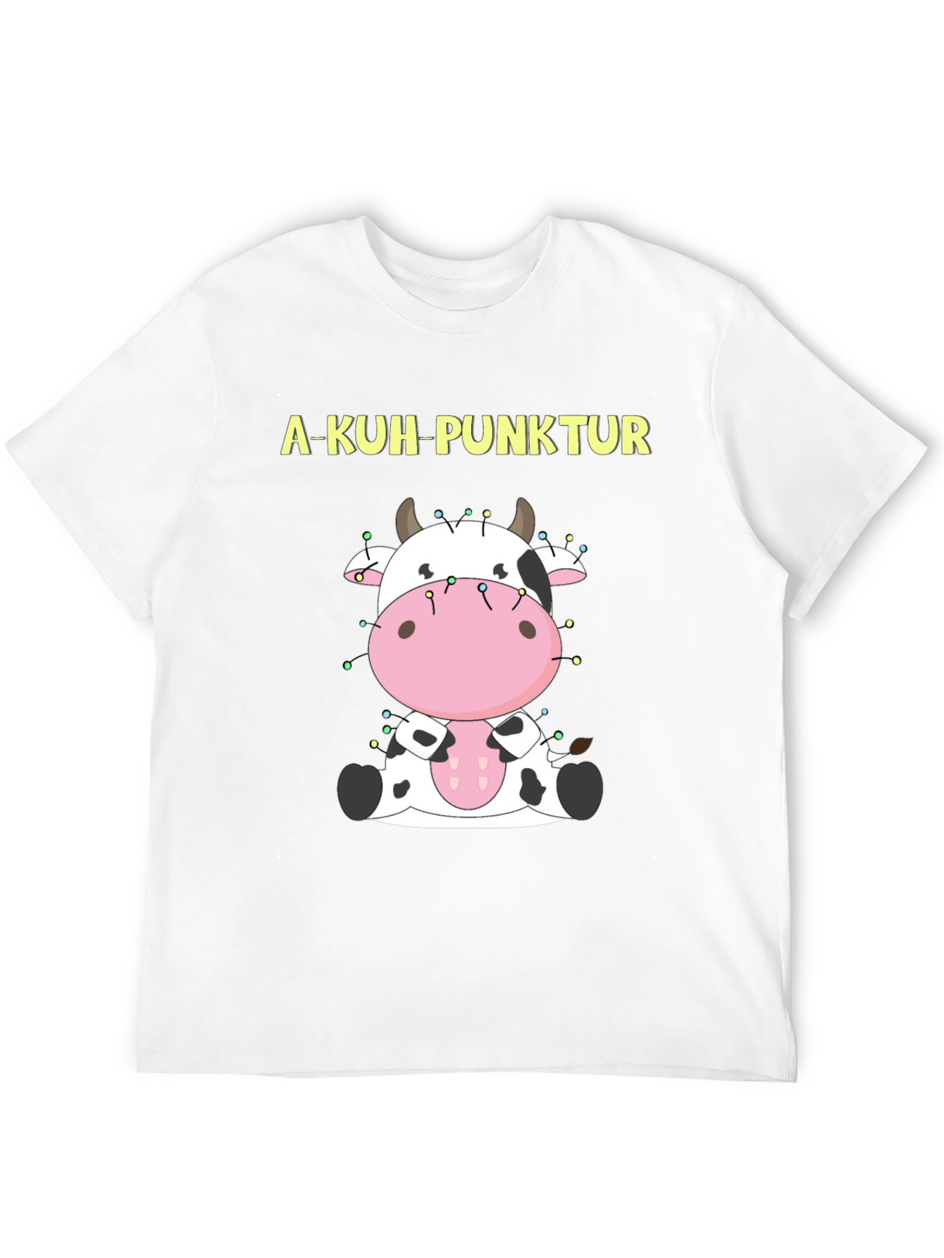 A-Kuh-Punktur Cow Graphic T-Shirt