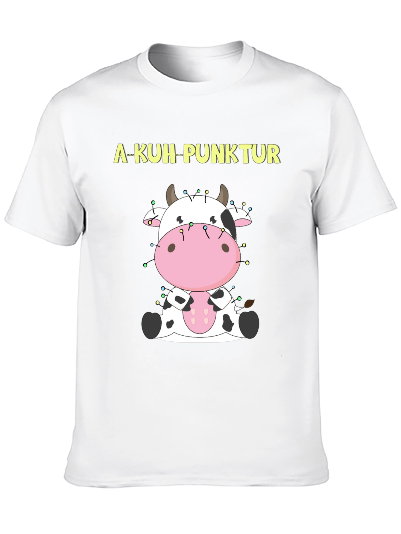 A-Kuh-Punktur Cow Graphic T-Shirt