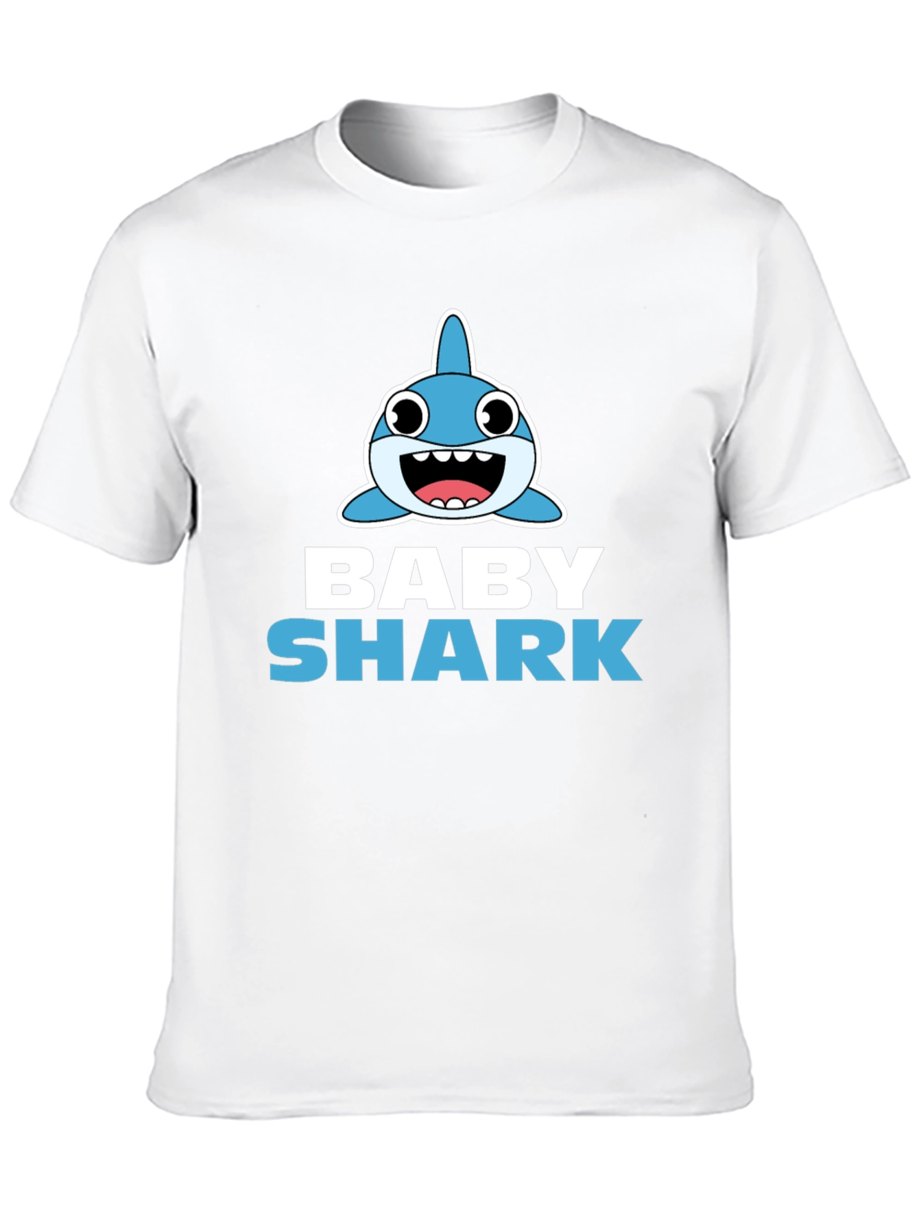 Baby Shark Graphic Tee - Black Cotton Blend