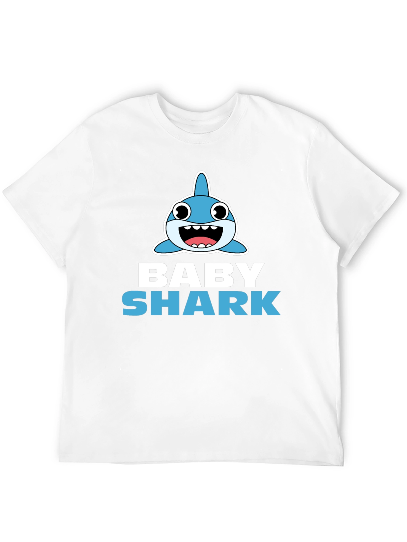 Baby Shark Graphic Tee - Black Cotton Blend