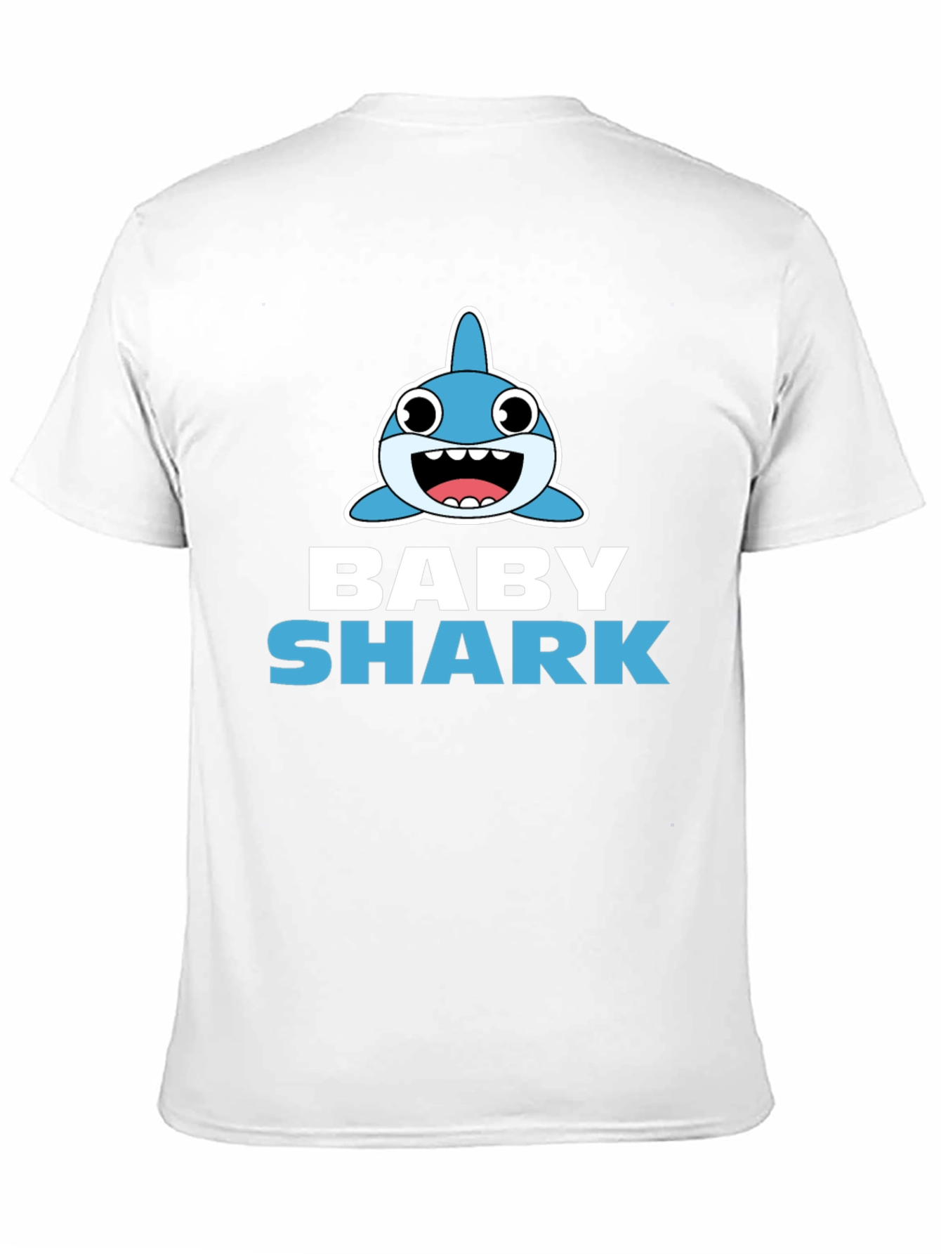 Baby Shark Graphic Tee - Black Cotton Blend