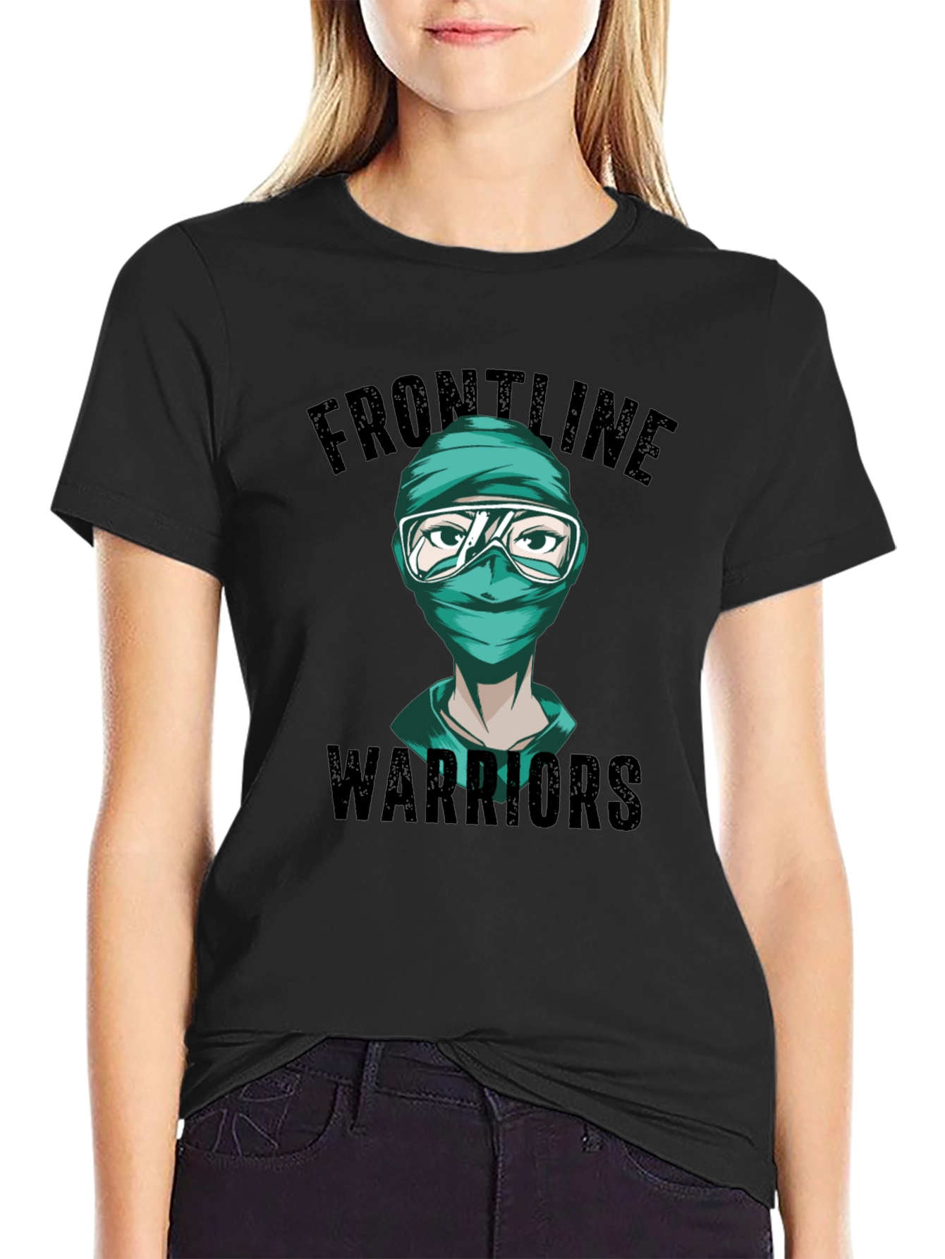 Frontline Warriors Graphic Tee - Unisex Cotton Blend