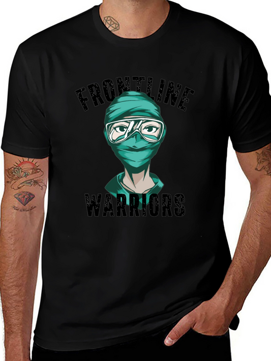 Frontline Warriors Graphic Tee - Unisex Cotton Blend