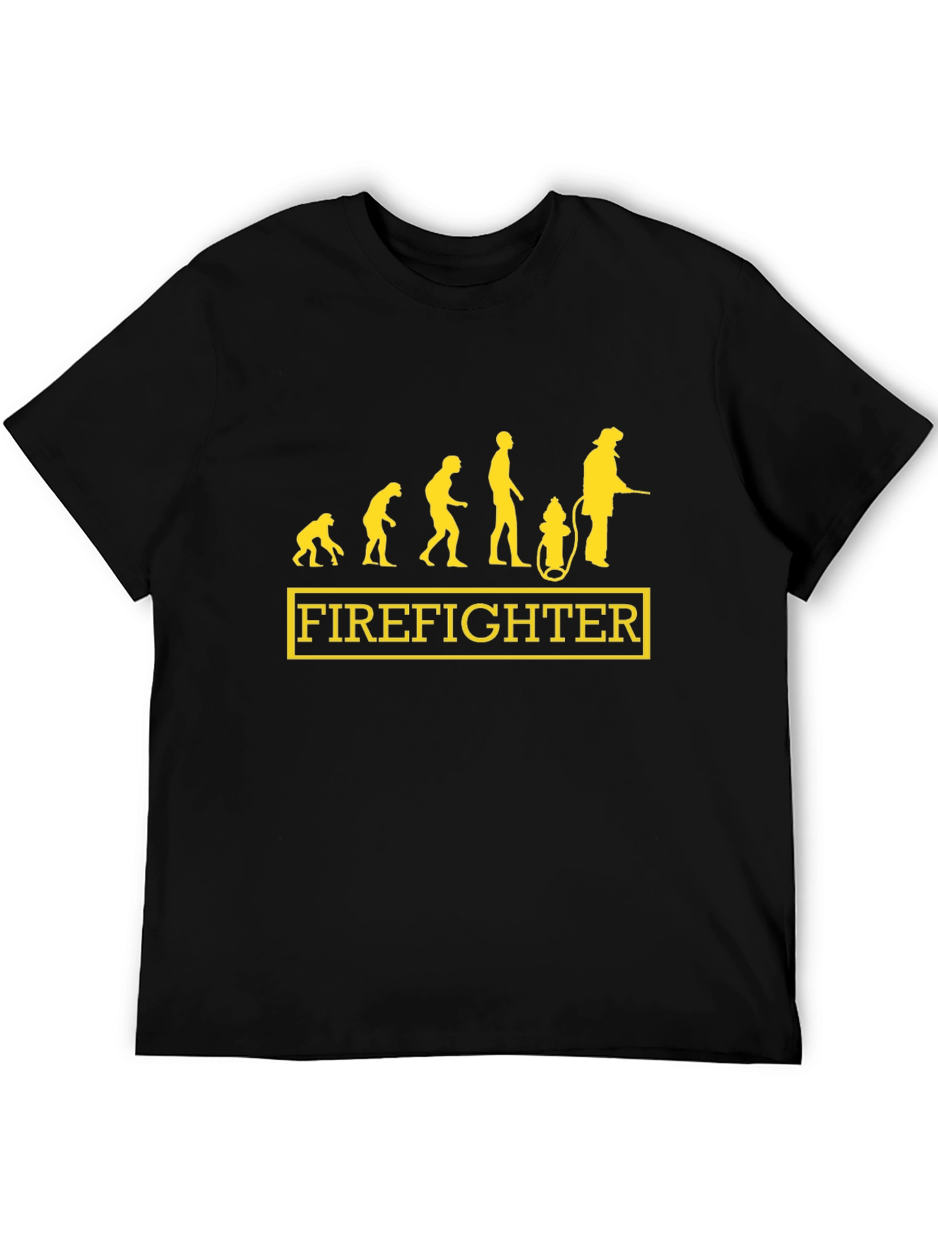 Firefighter Evolution Graphic T-Shirt - Black