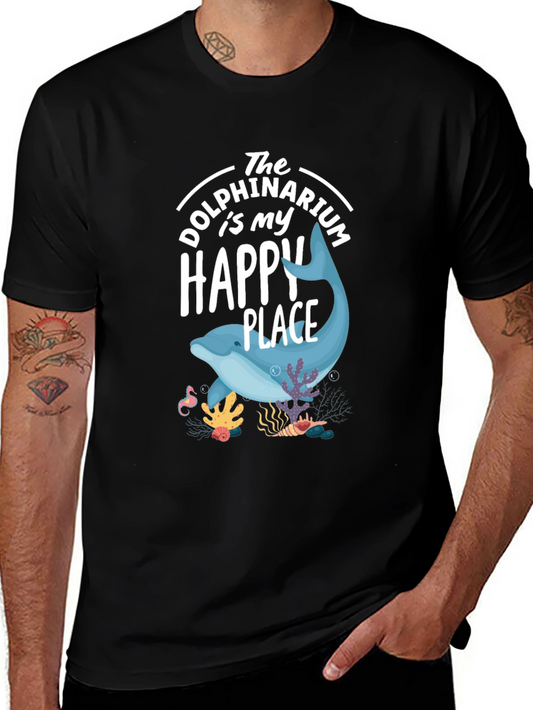 Dolphin Happy Place Graphic Tee - Unisex