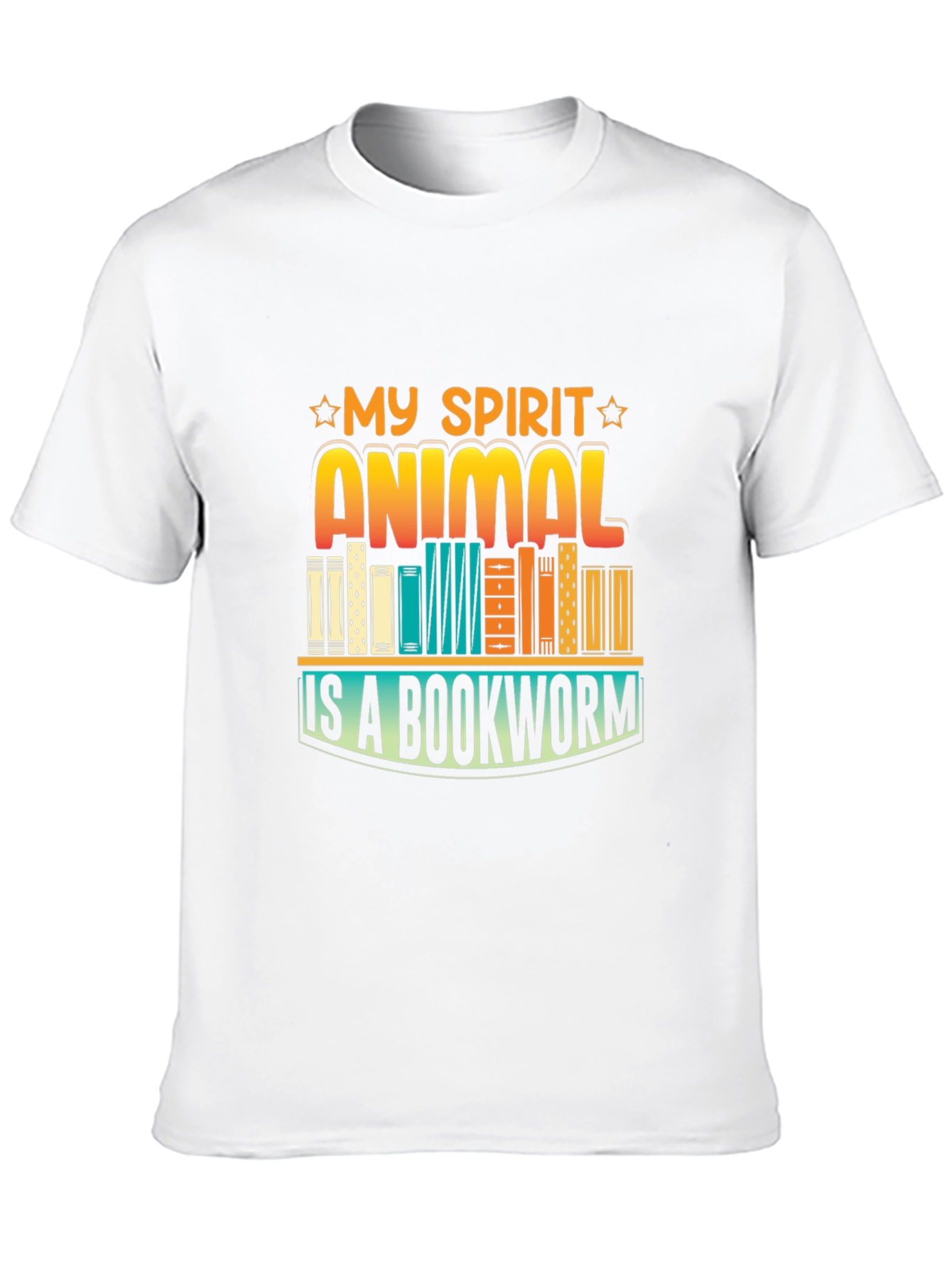 My Spirit Animal Bookworm Graphic Tee