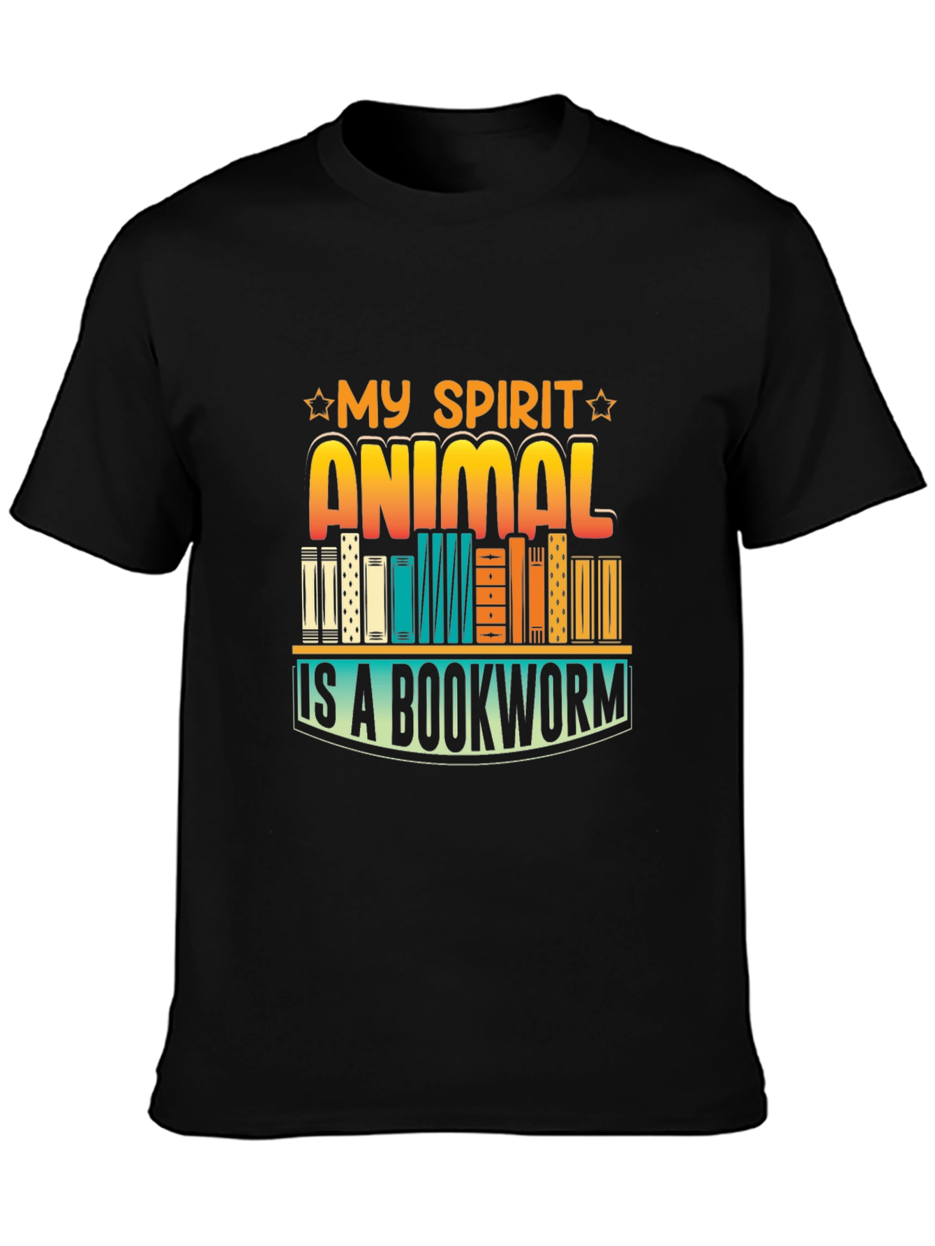 My Spirit Animal Bookworm Graphic Tee