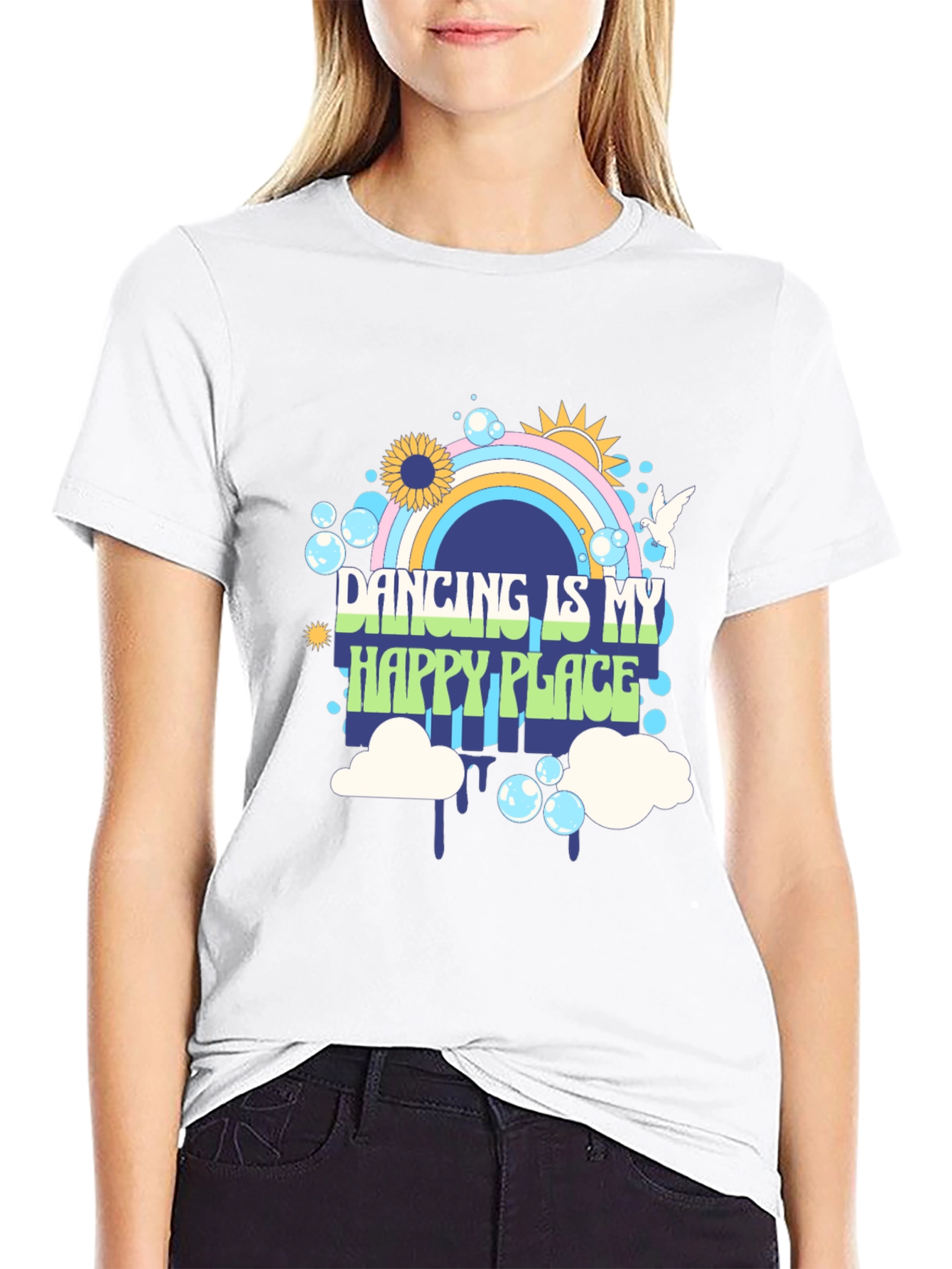 Dancing is My Happy Place Graphic Tee