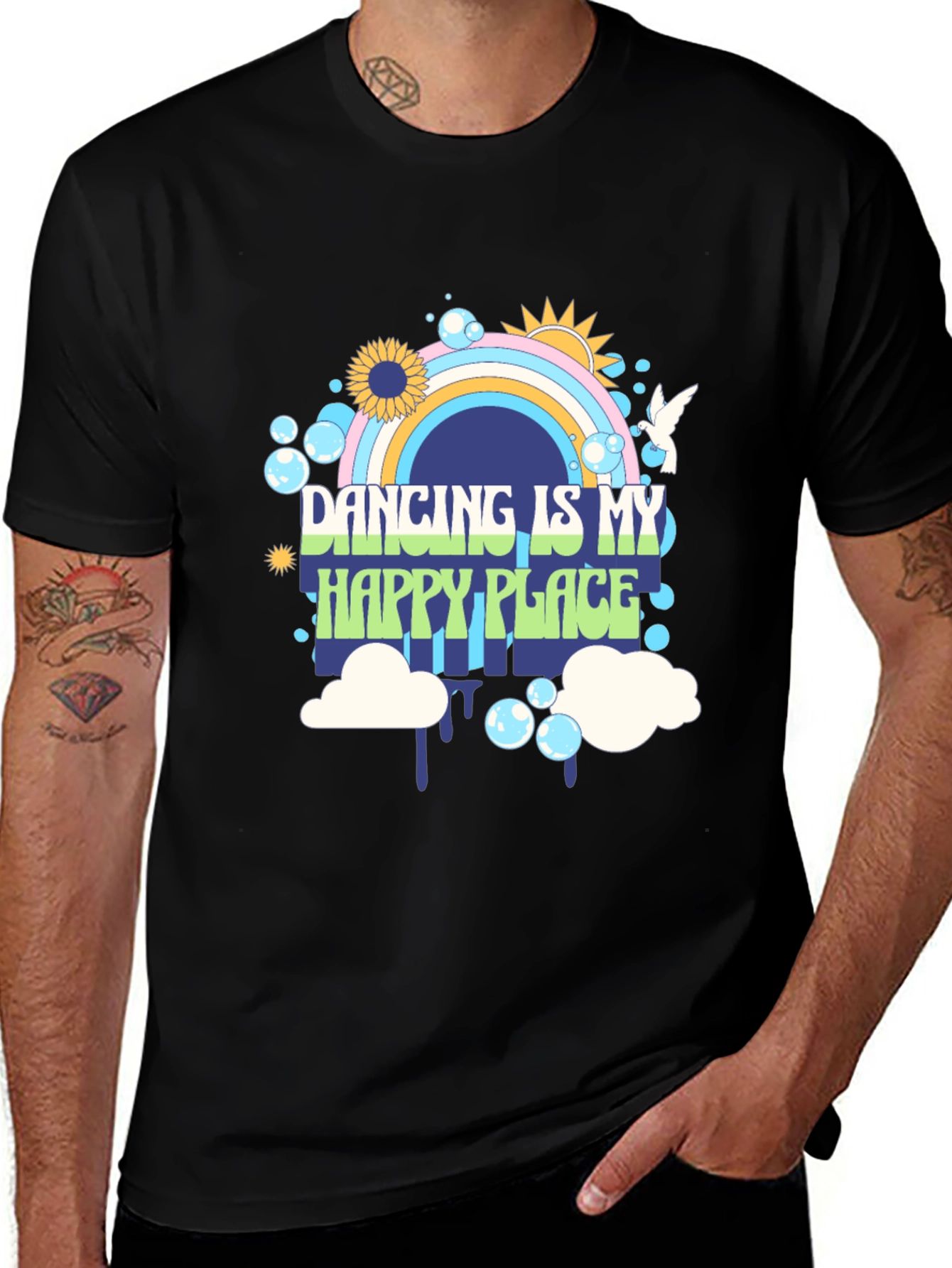 Dancing is My Happy Place Graphic Tee