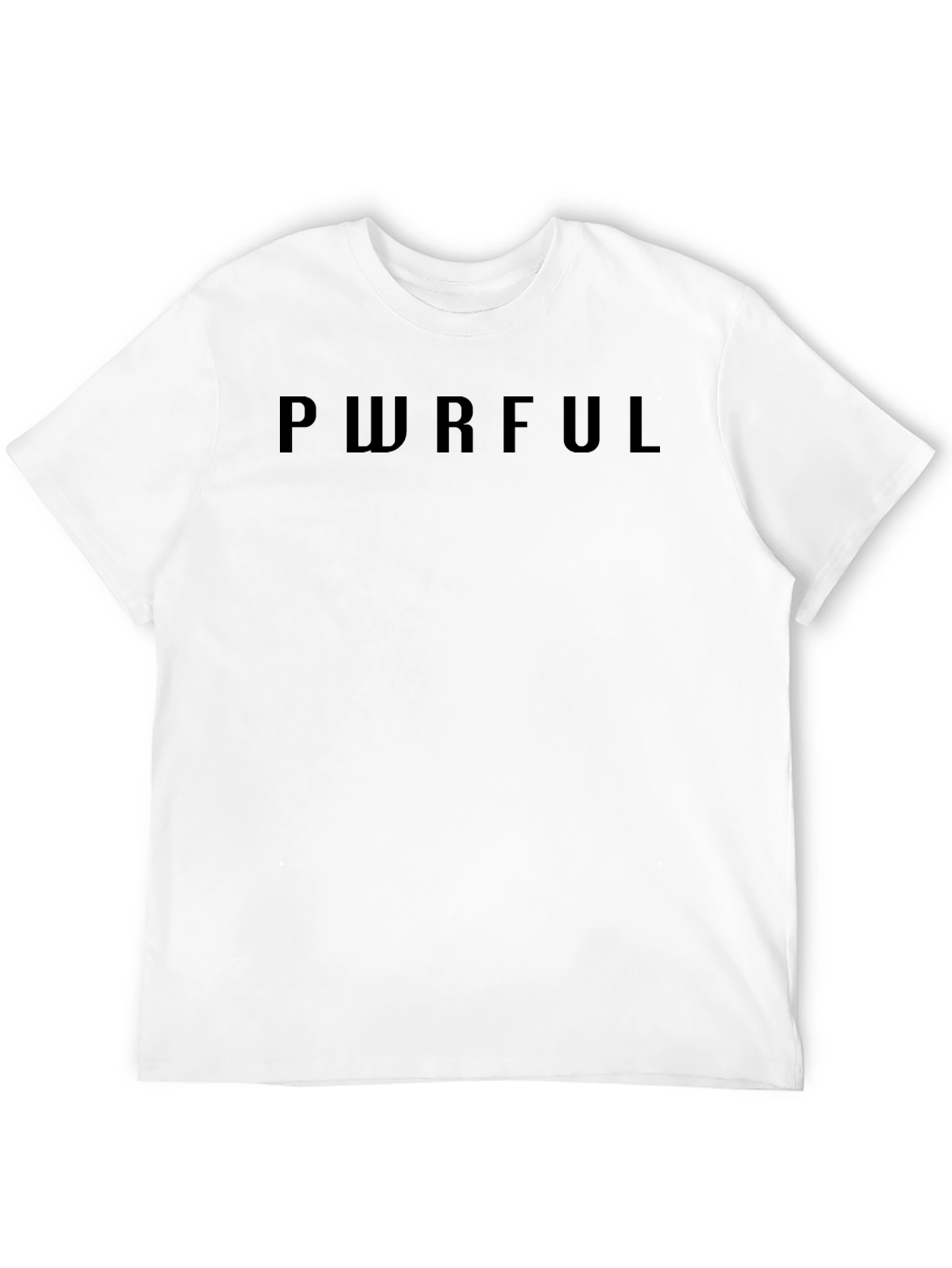 PWRFUL Mens Black T-Shirt
