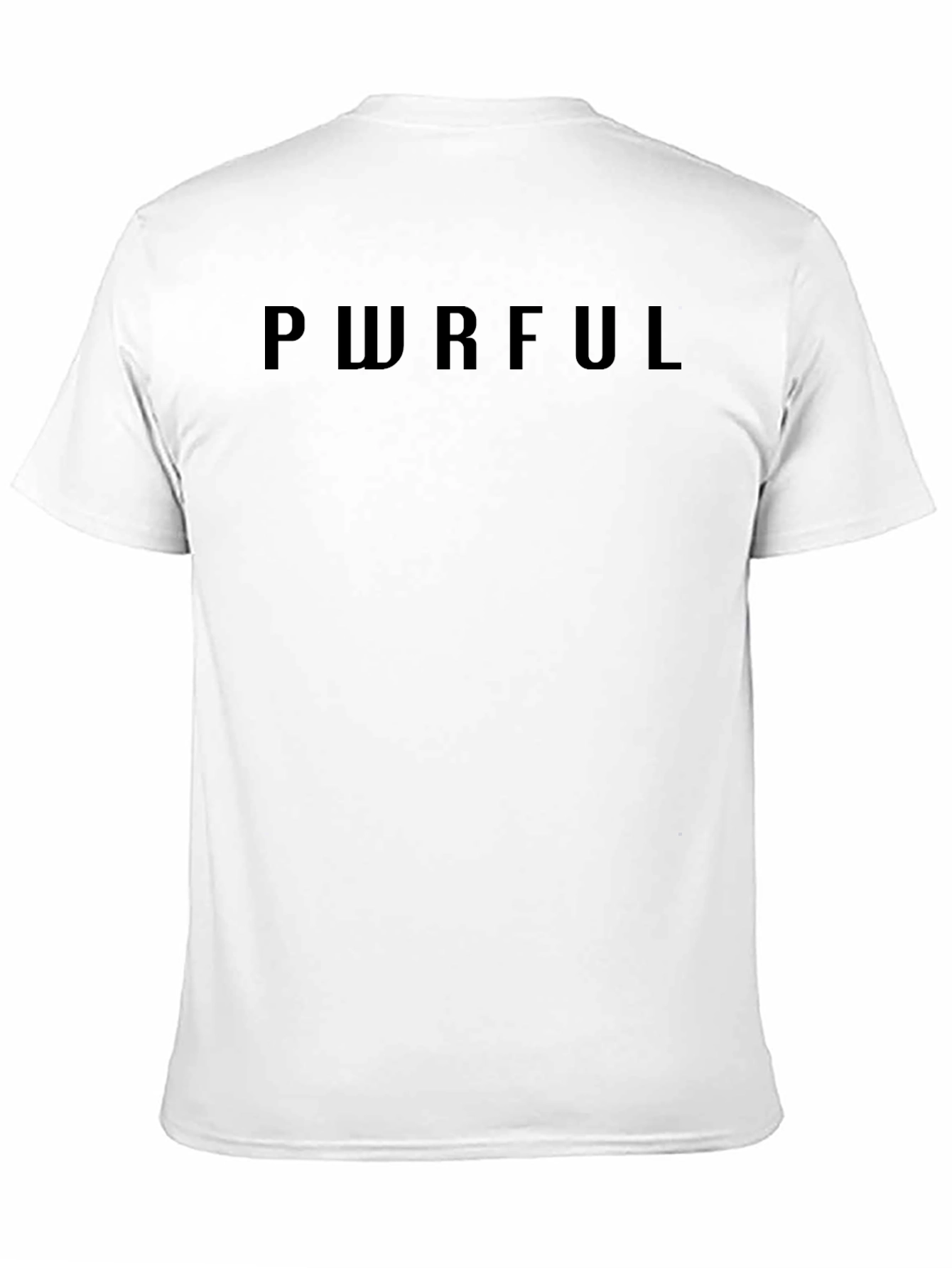 PWRFUL Mens Black T-Shirt