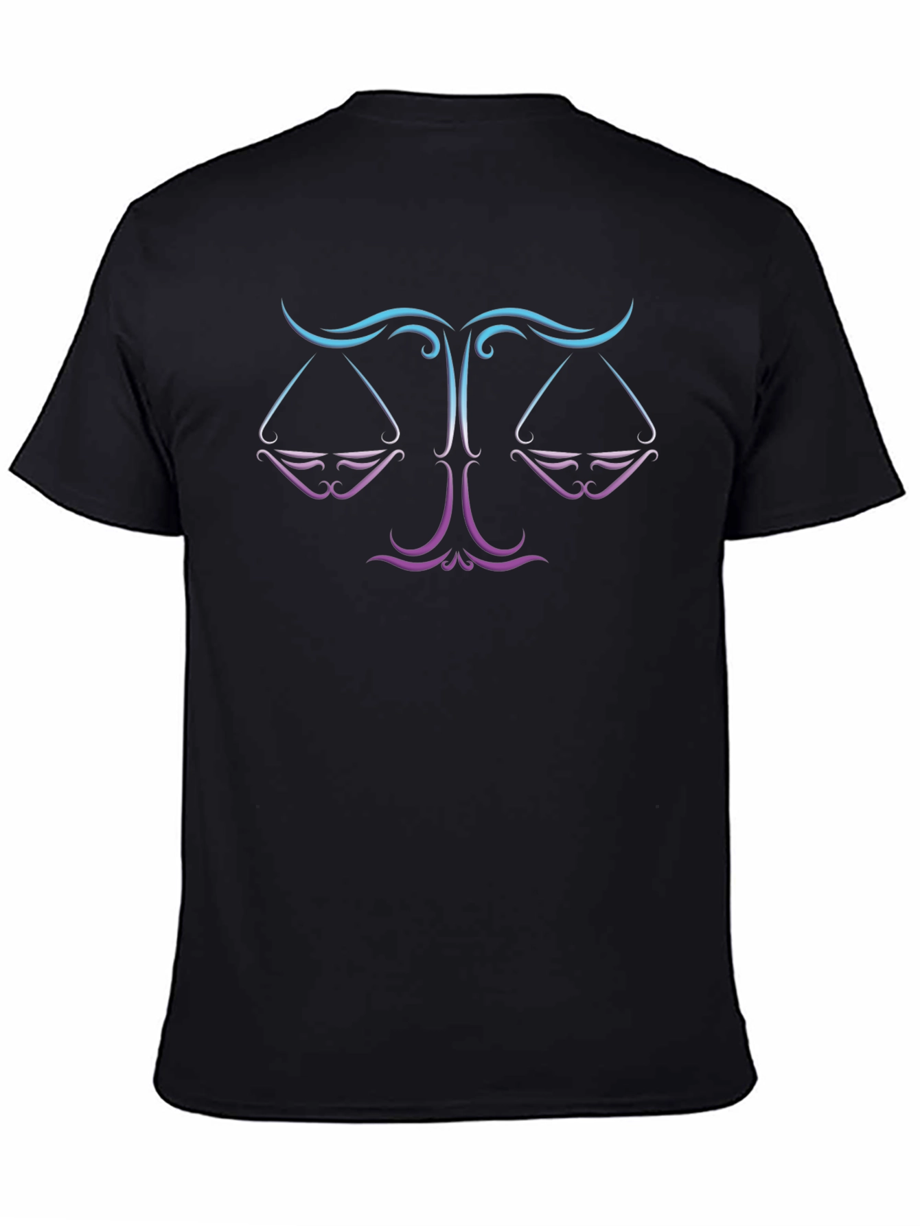 Libra Zodiac Sign T-Shirt - Gradient Graphic Tee