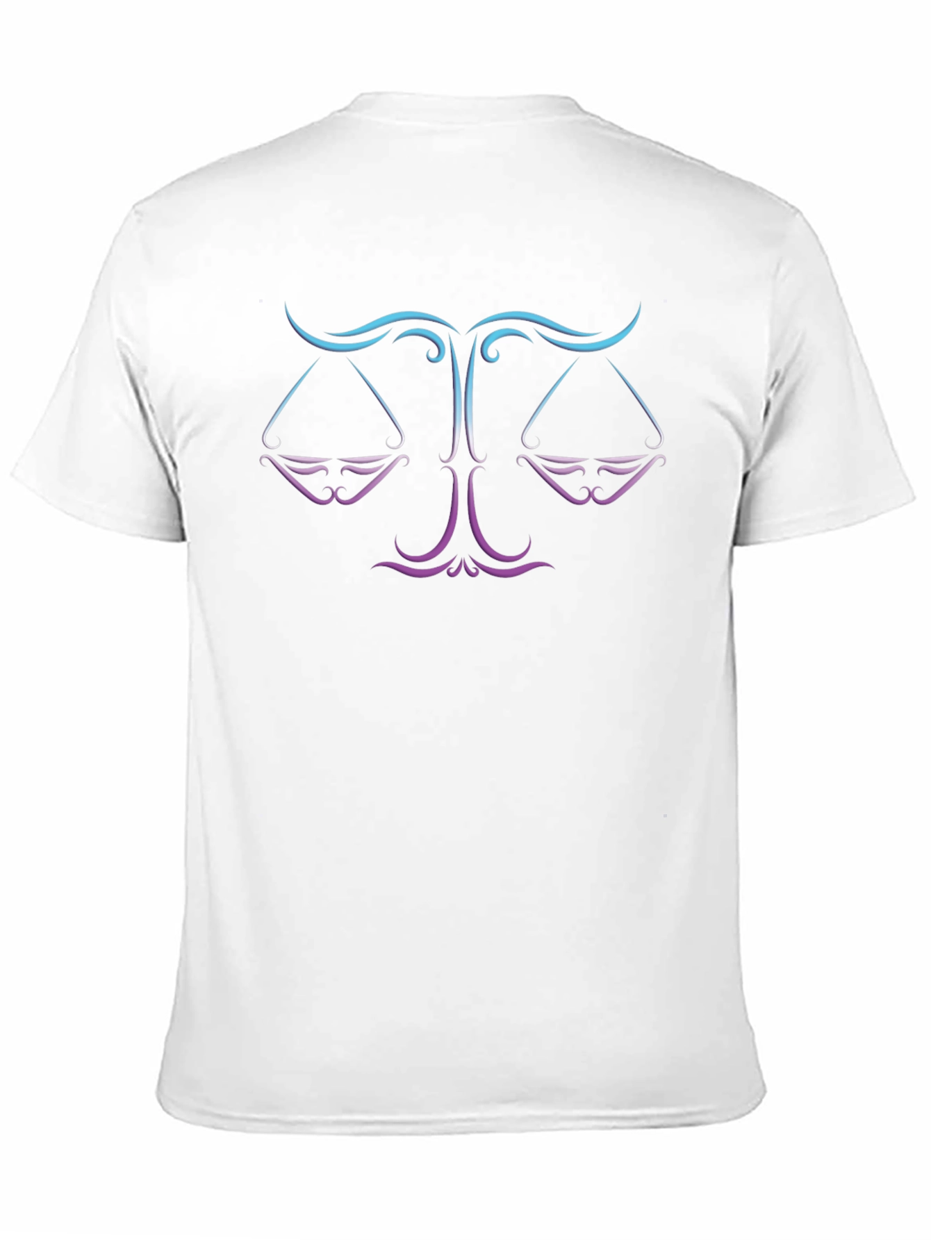 Libra Zodiac Sign T-Shirt - Gradient Graphic Tee