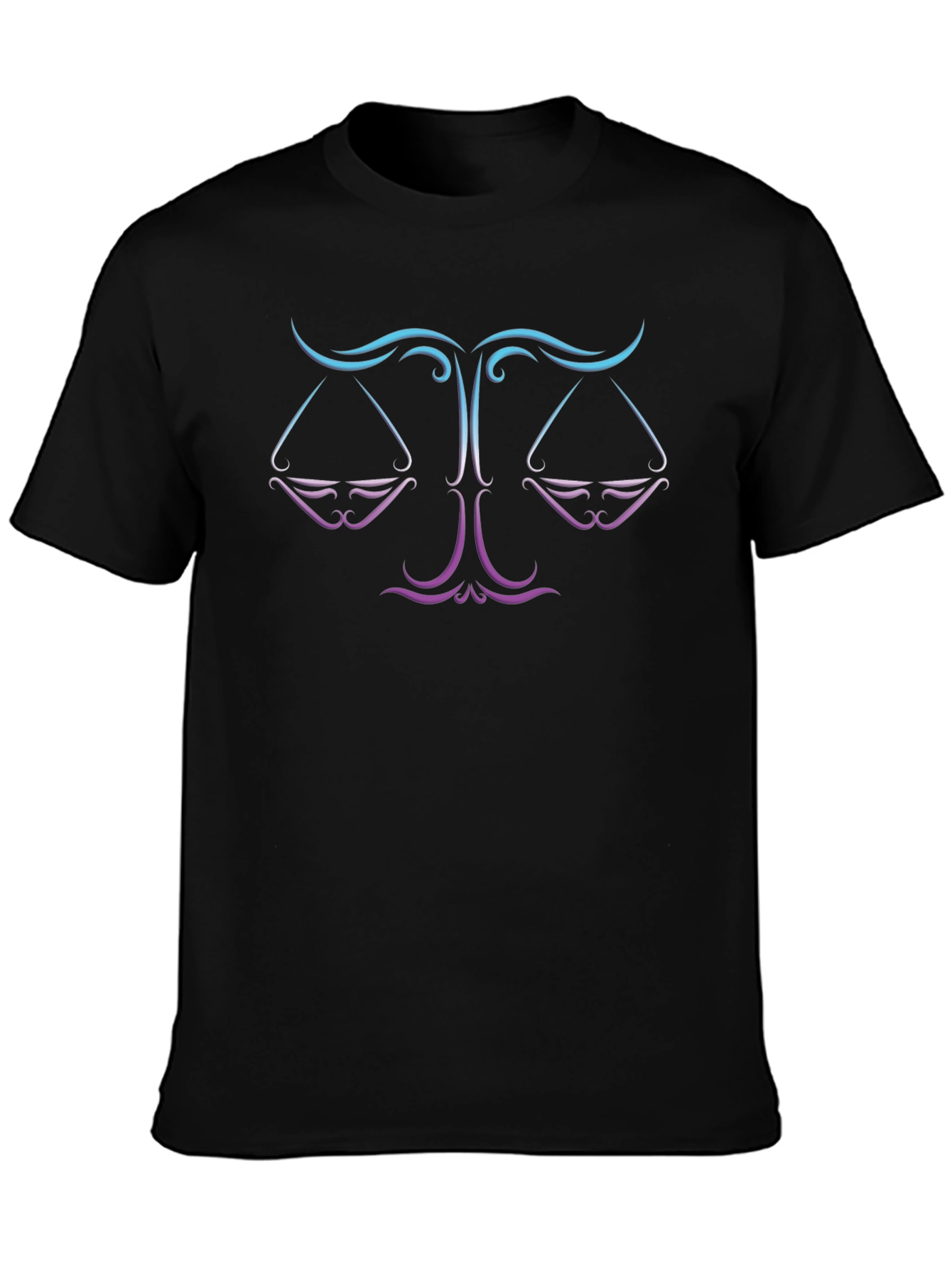 Libra Zodiac Sign T-Shirt - Gradient Graphic Tee