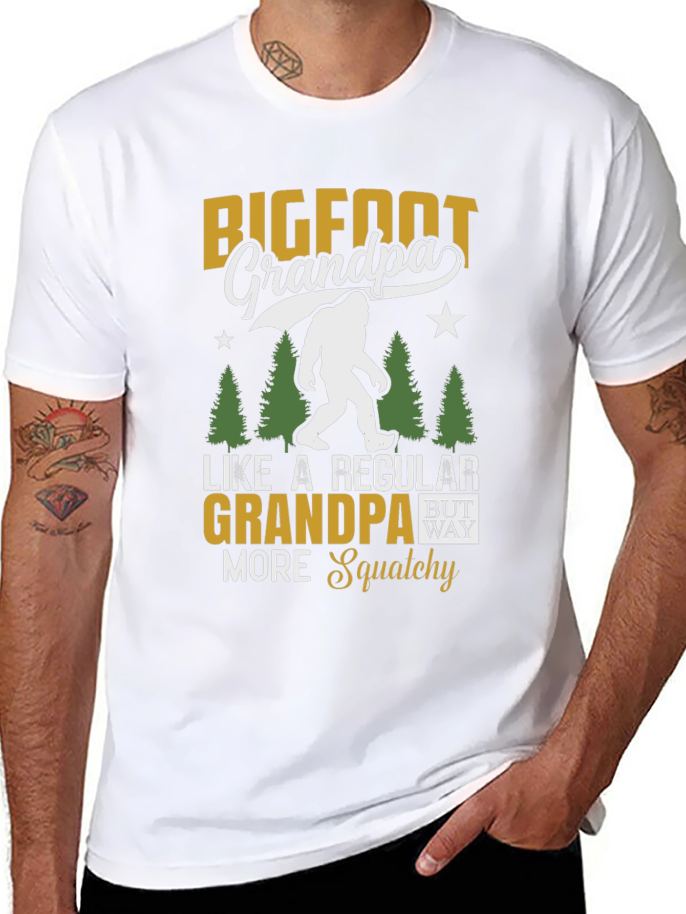 Bigfoot Grandpa T-Shirt