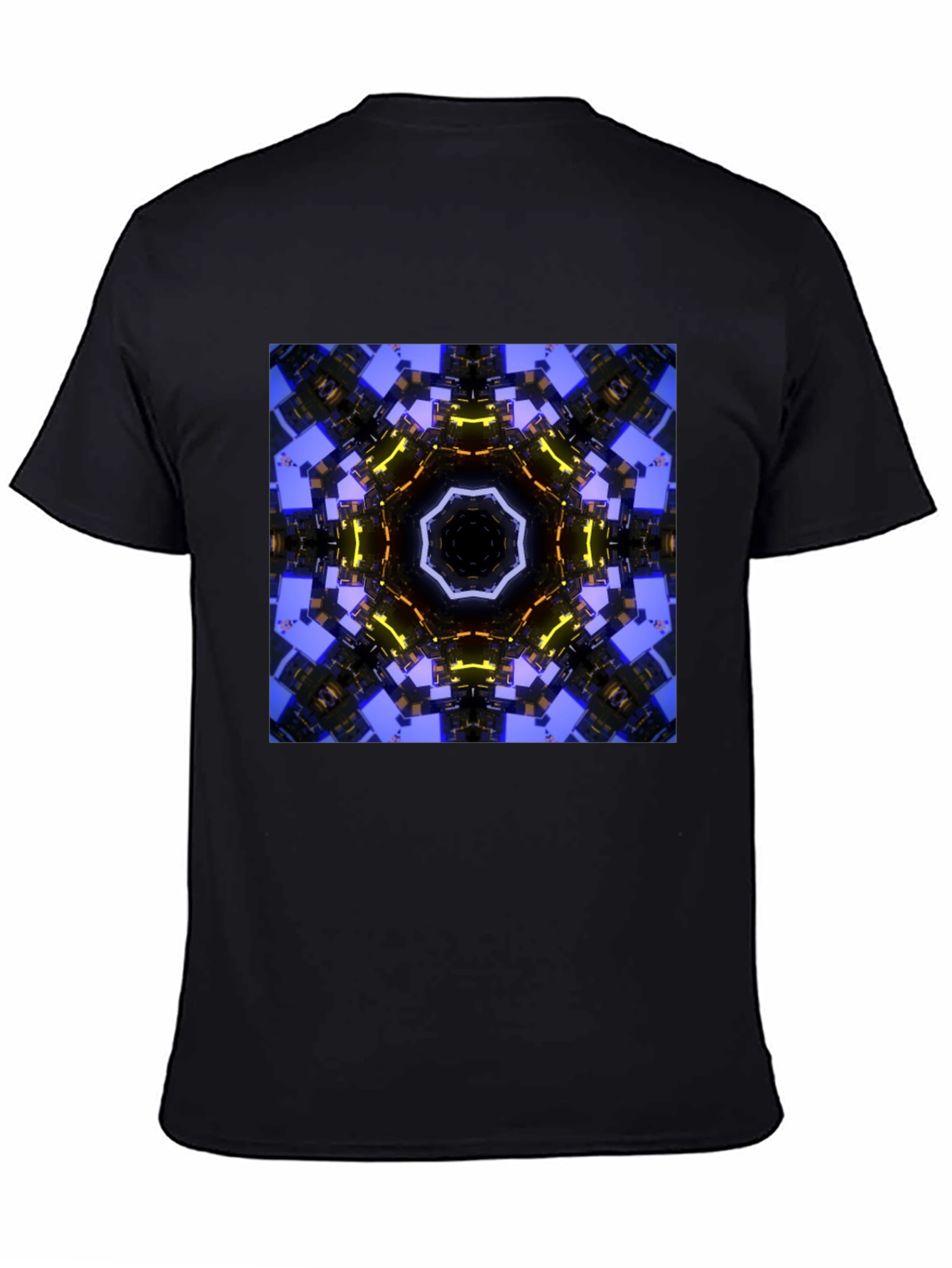 Abstract Geometric Graphic Print Tee