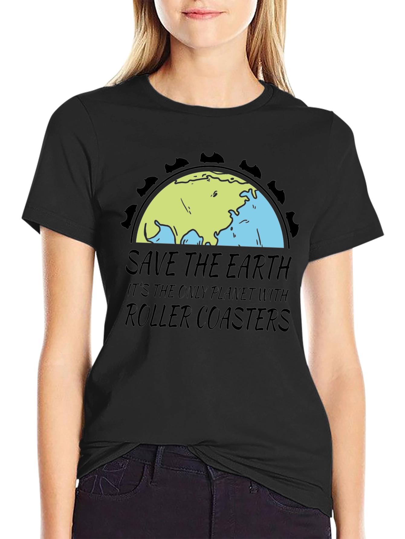 Save the Earth Roller Coaster T-Shirt