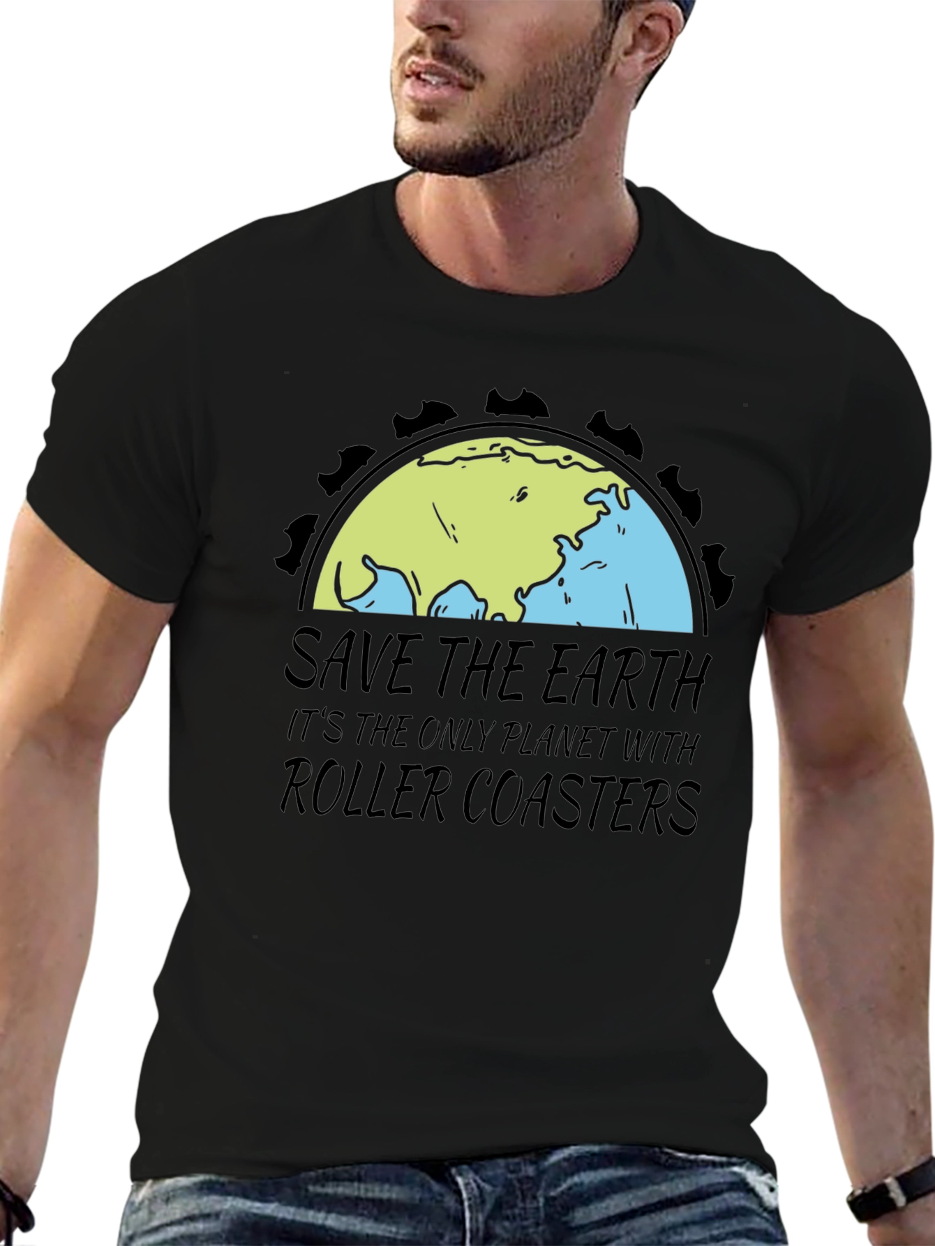 Save the Earth Roller Coaster T-Shirt
