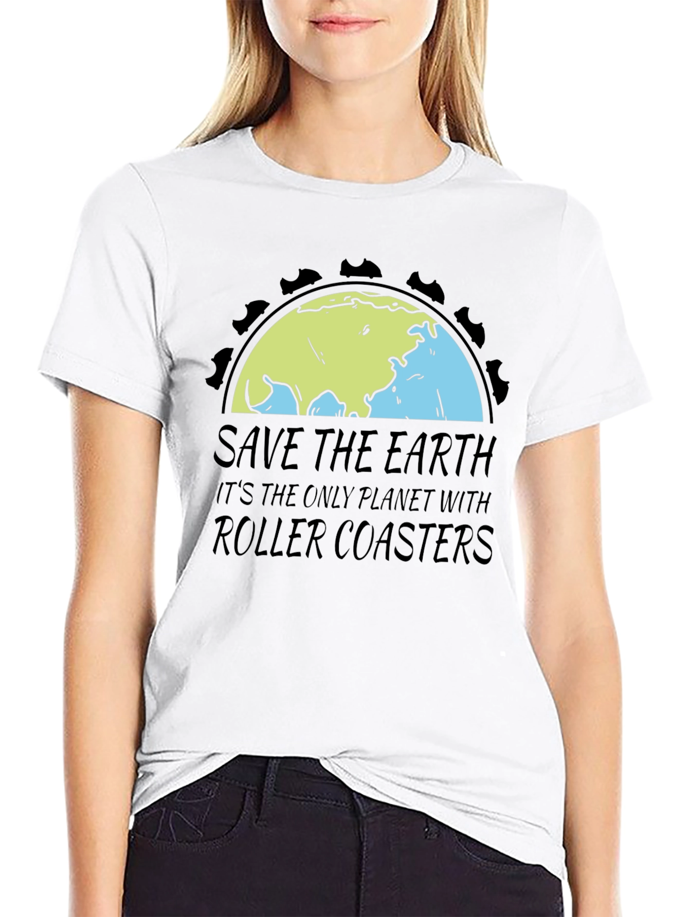 Save the Earth Roller Coaster T-Shirt