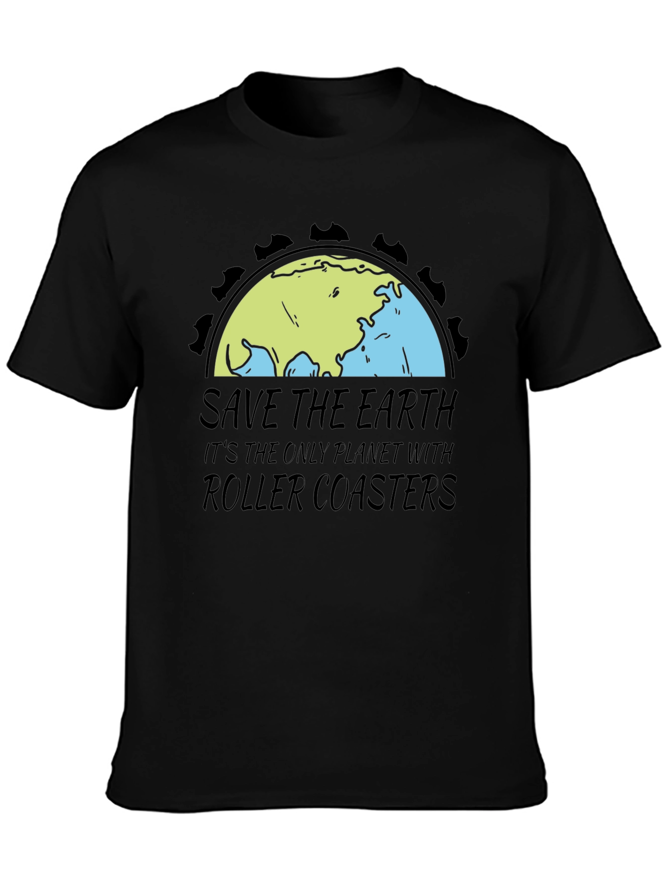 Save the Earth Roller Coaster T-Shirt