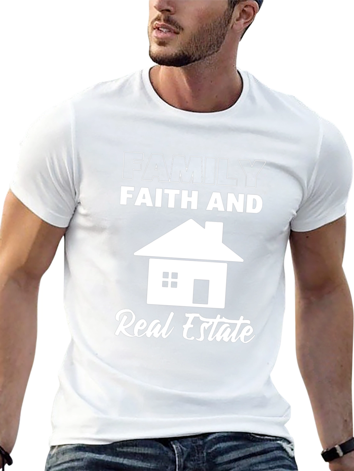 Family Faith Real Estate T-Shirt