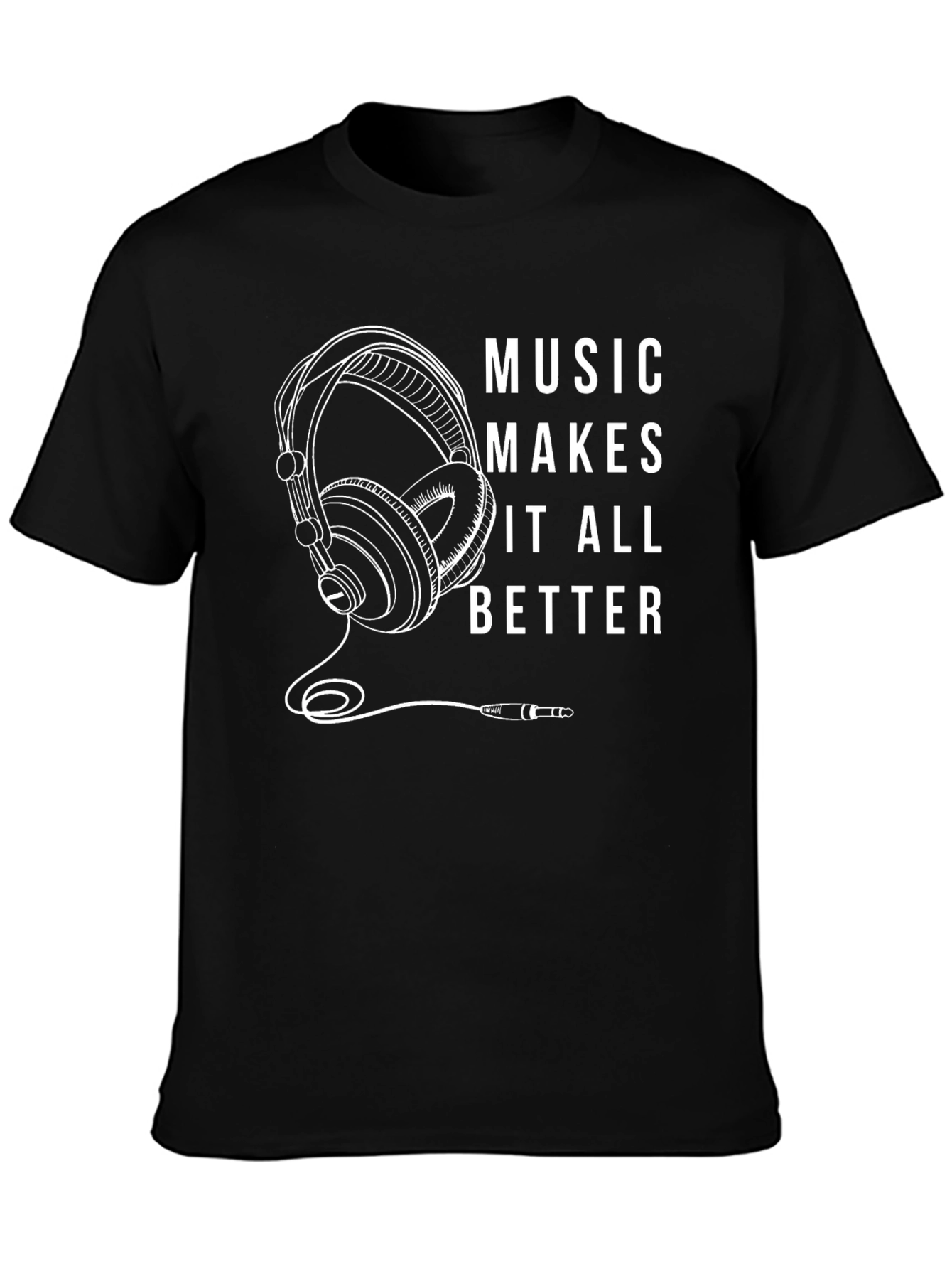 Music Makes It All Better Graphic Tee