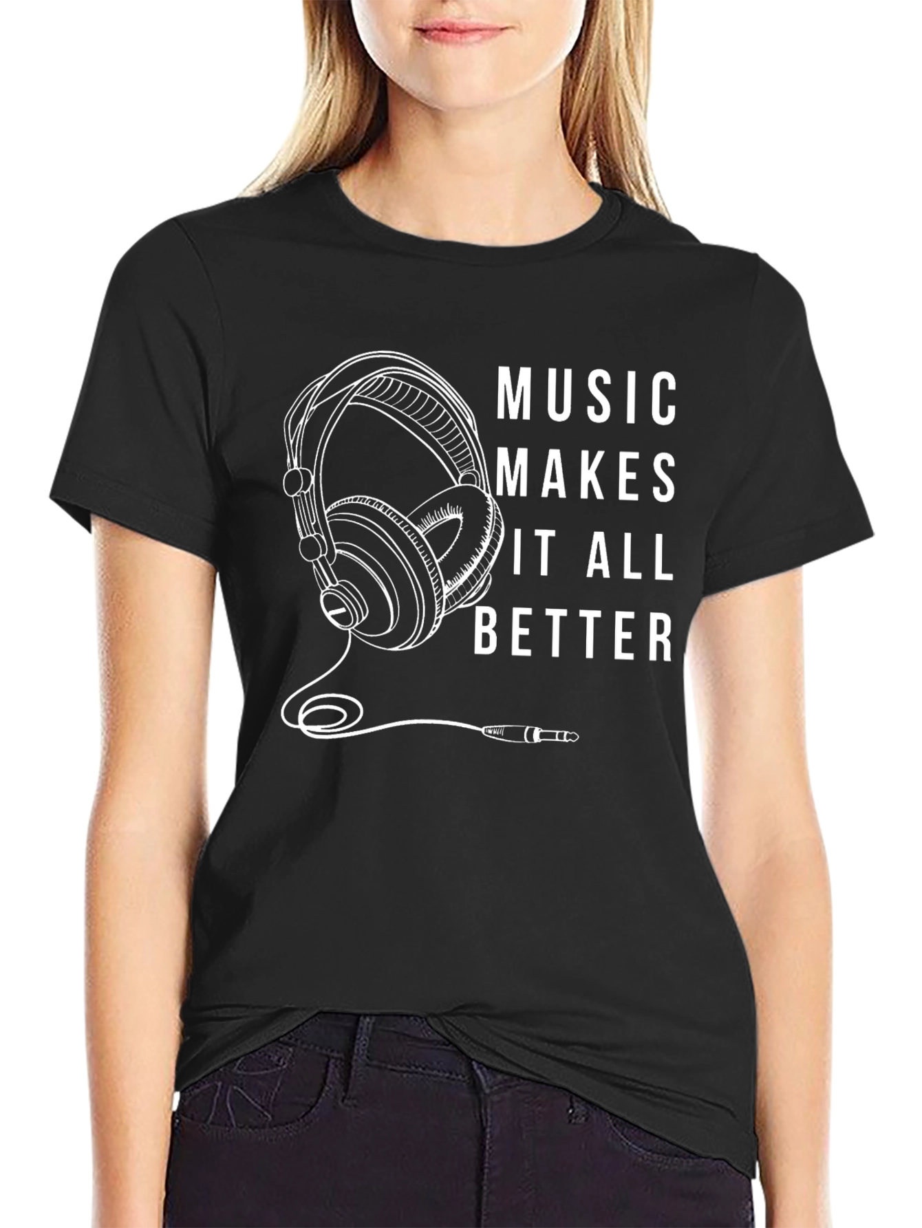 Music Makes It All Better Graphic Tee