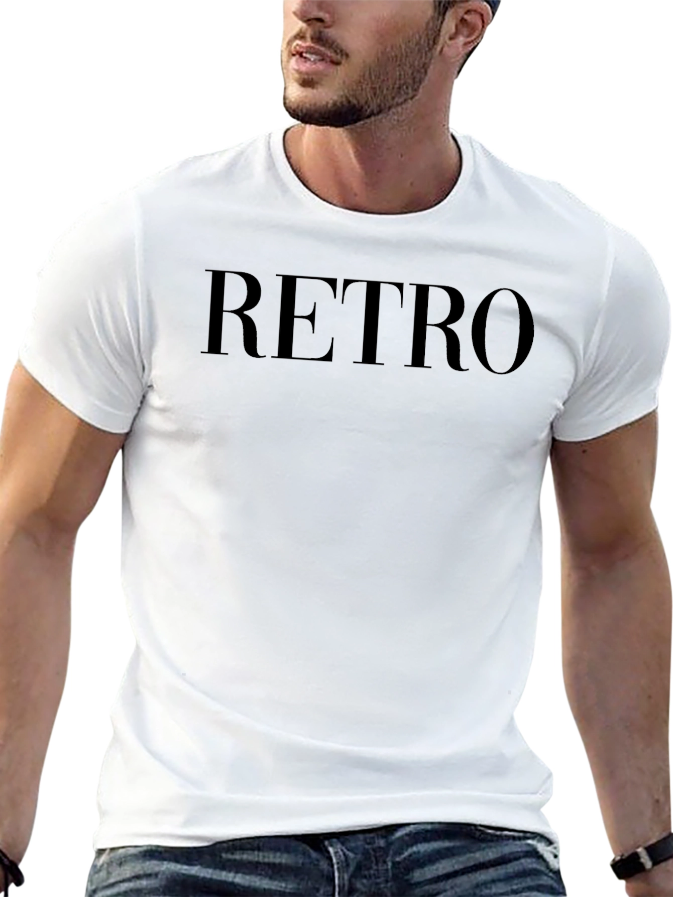 Retro Graphic Black T-Shirt