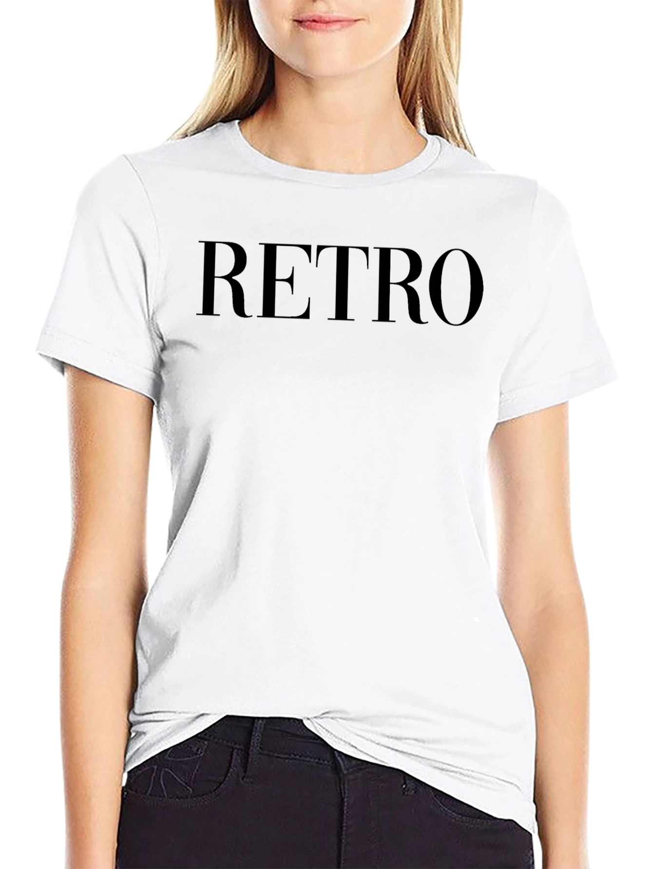 Retro Graphic Black T-Shirt