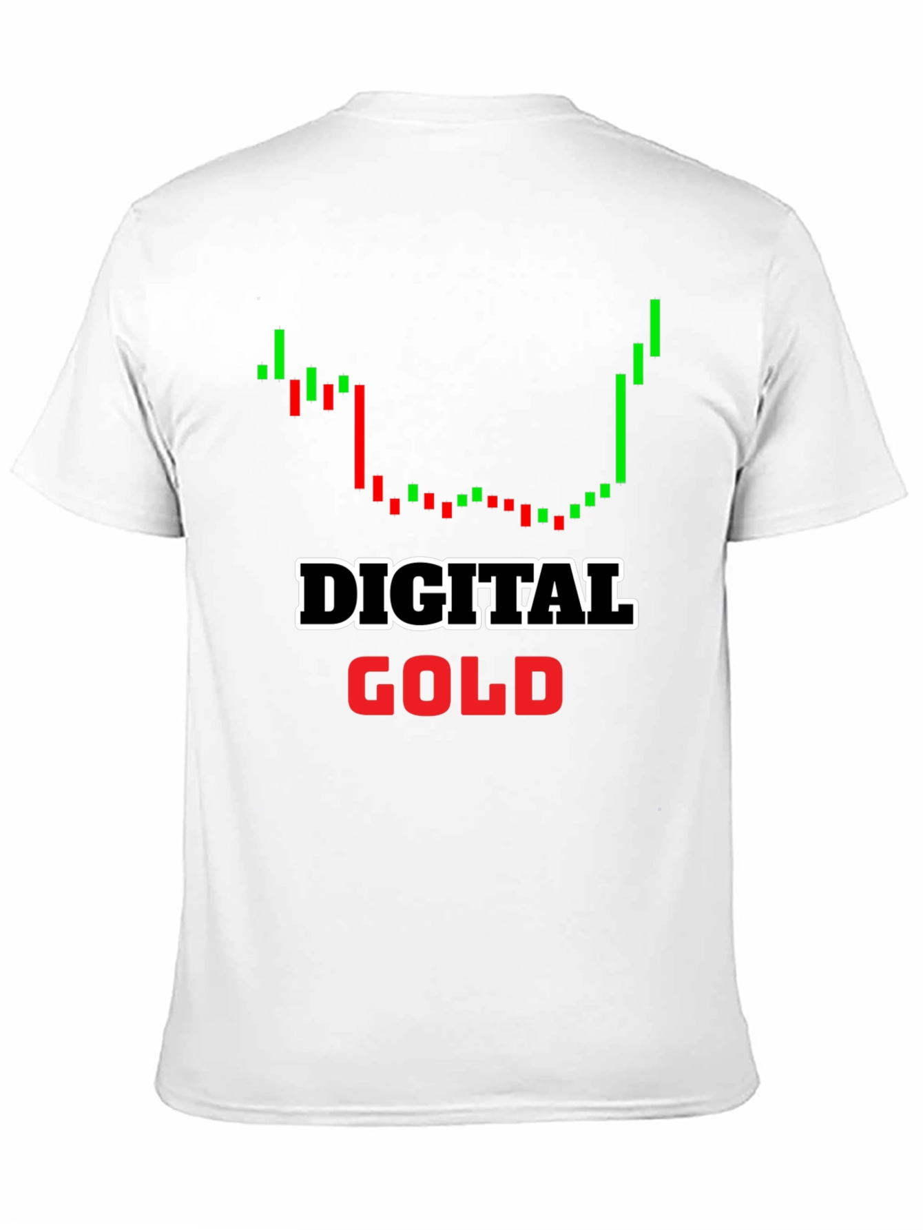 Digital Gold Bitcoin Crypto T-Shirt - Black