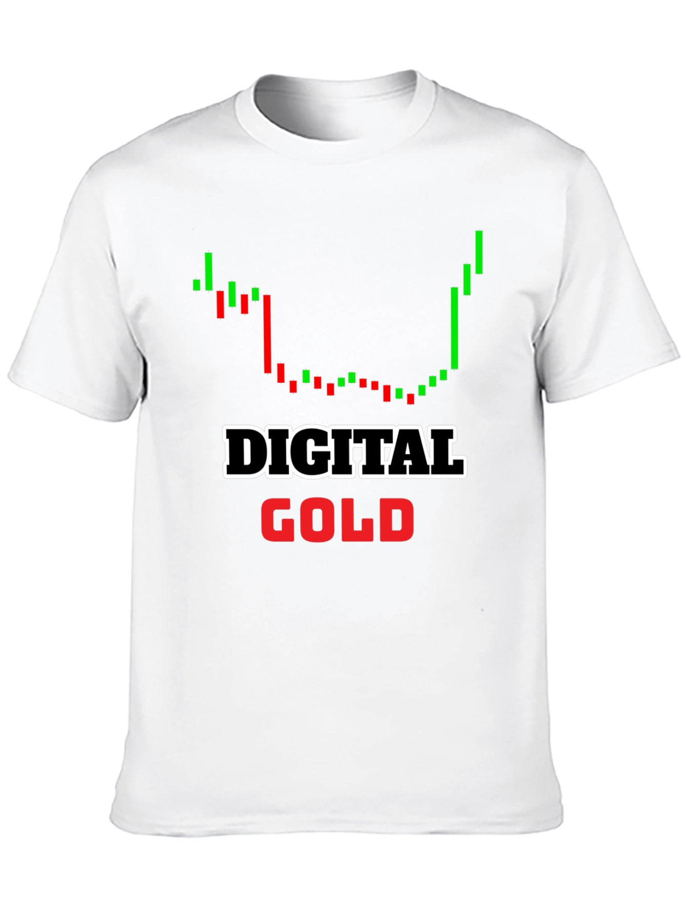 Digital Gold Bitcoin Crypto T-Shirt - Black