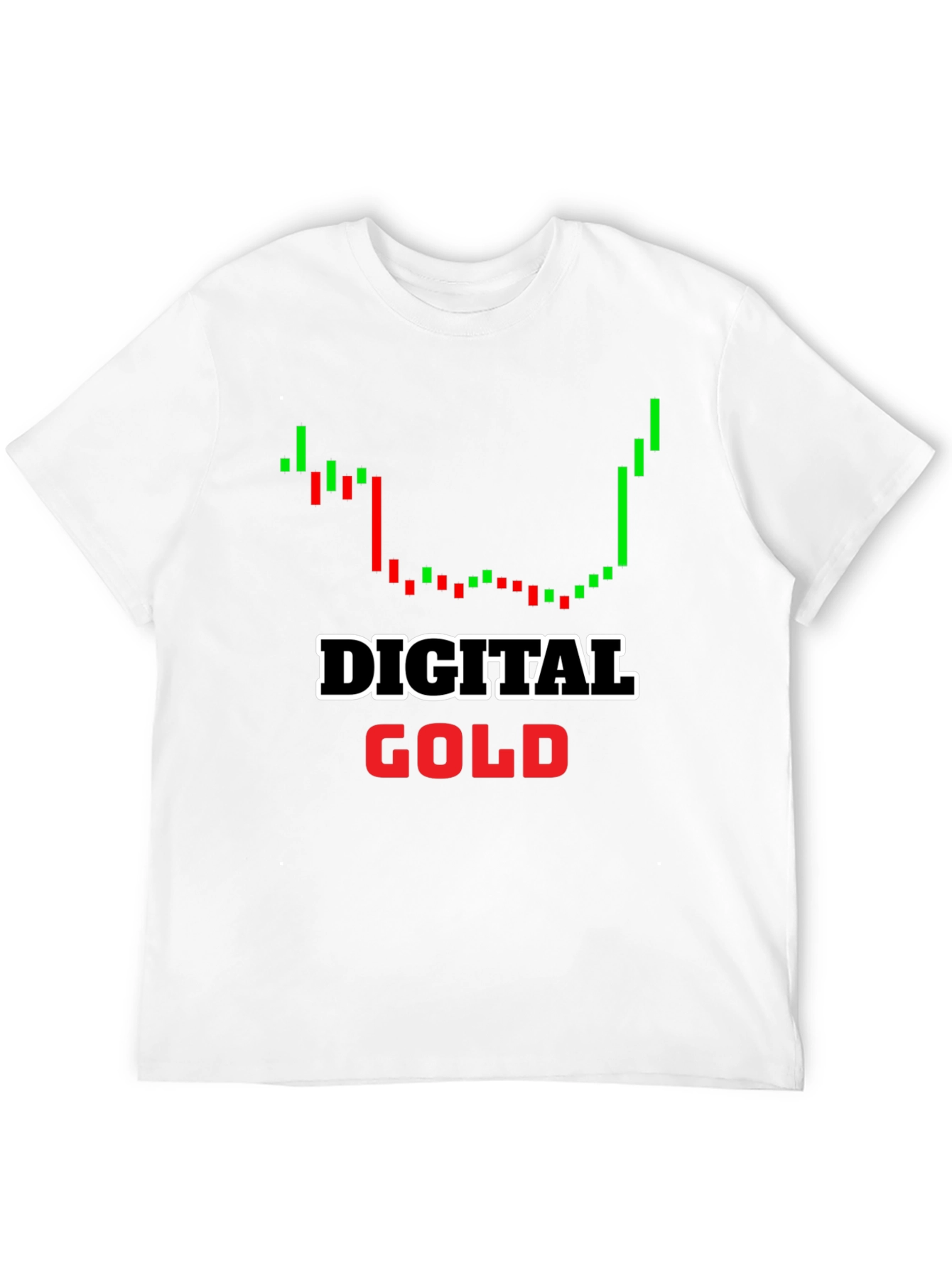 Digital Gold Bitcoin Crypto T-Shirt - Black