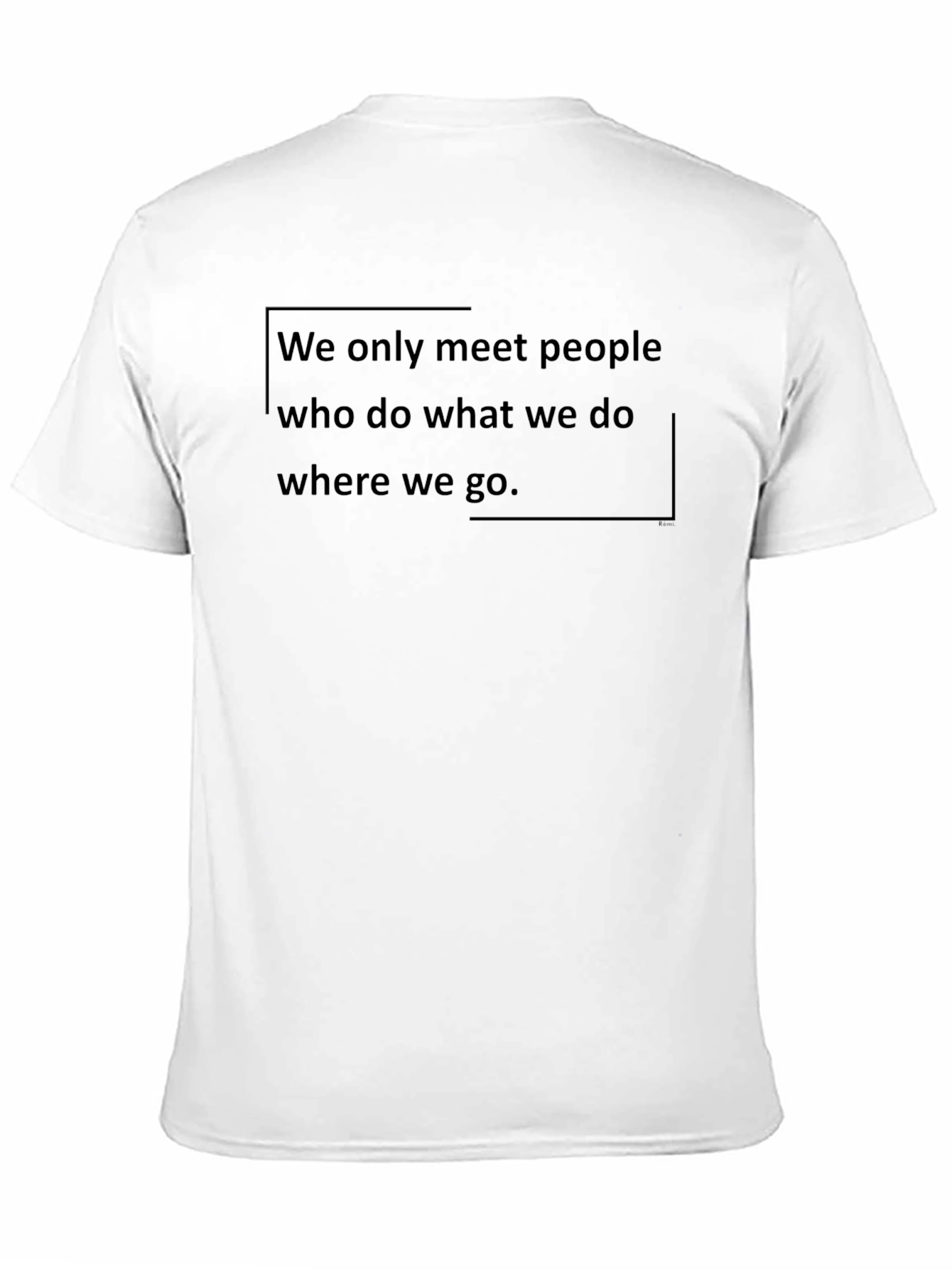 Meaningful Message Black Tee