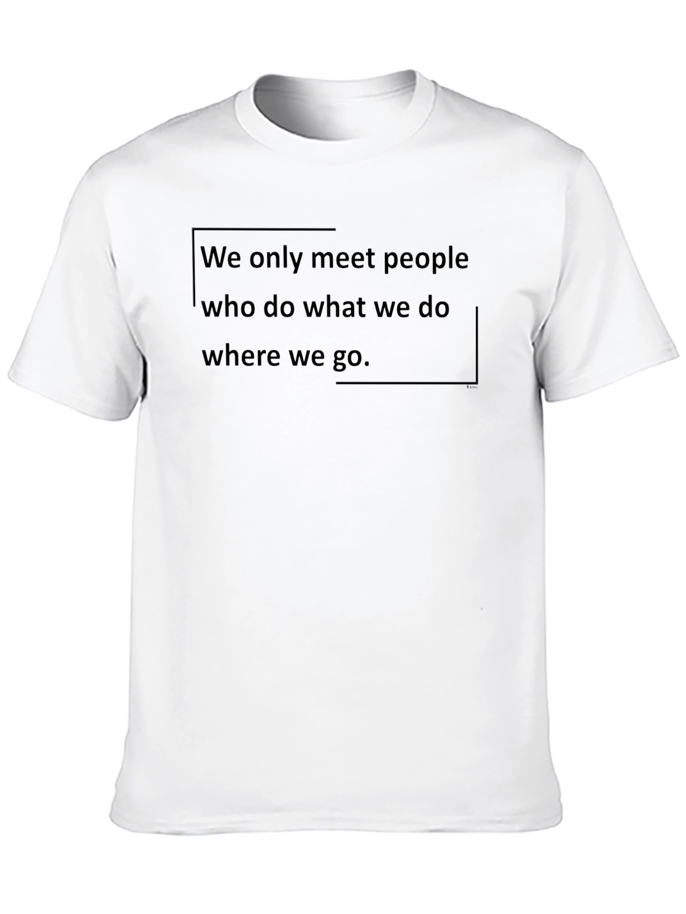 Meaningful Message Black Tee