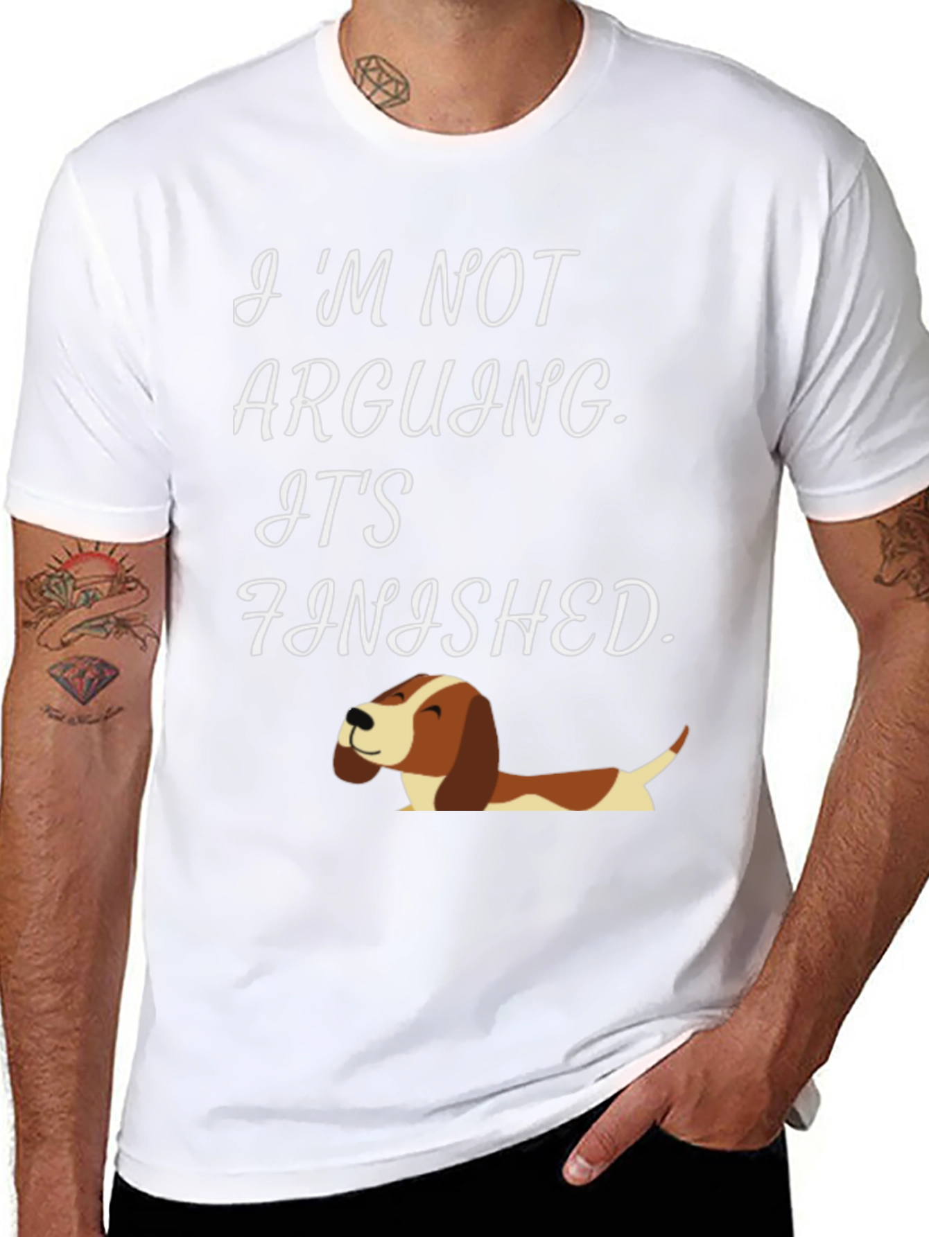 Funny Dog Lover T-Shirt - Im Not Arguing