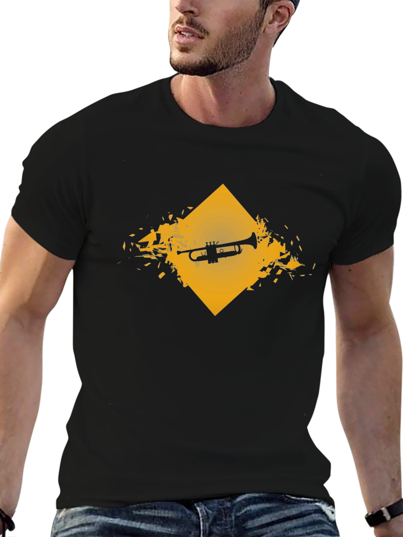 Trumpet Graphic Tee - Musicians Style