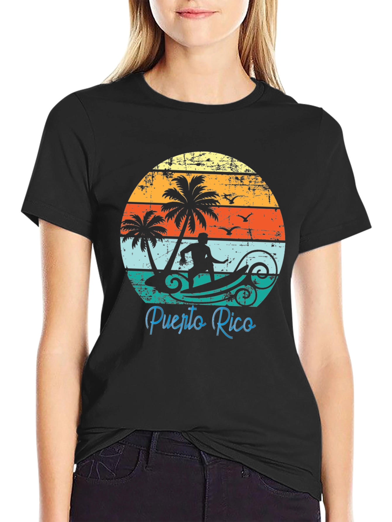 Puerto Rico Surfing T-Shirt