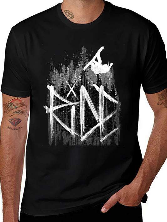 Ride Graphic Tee - Snowboarder T-Shirt