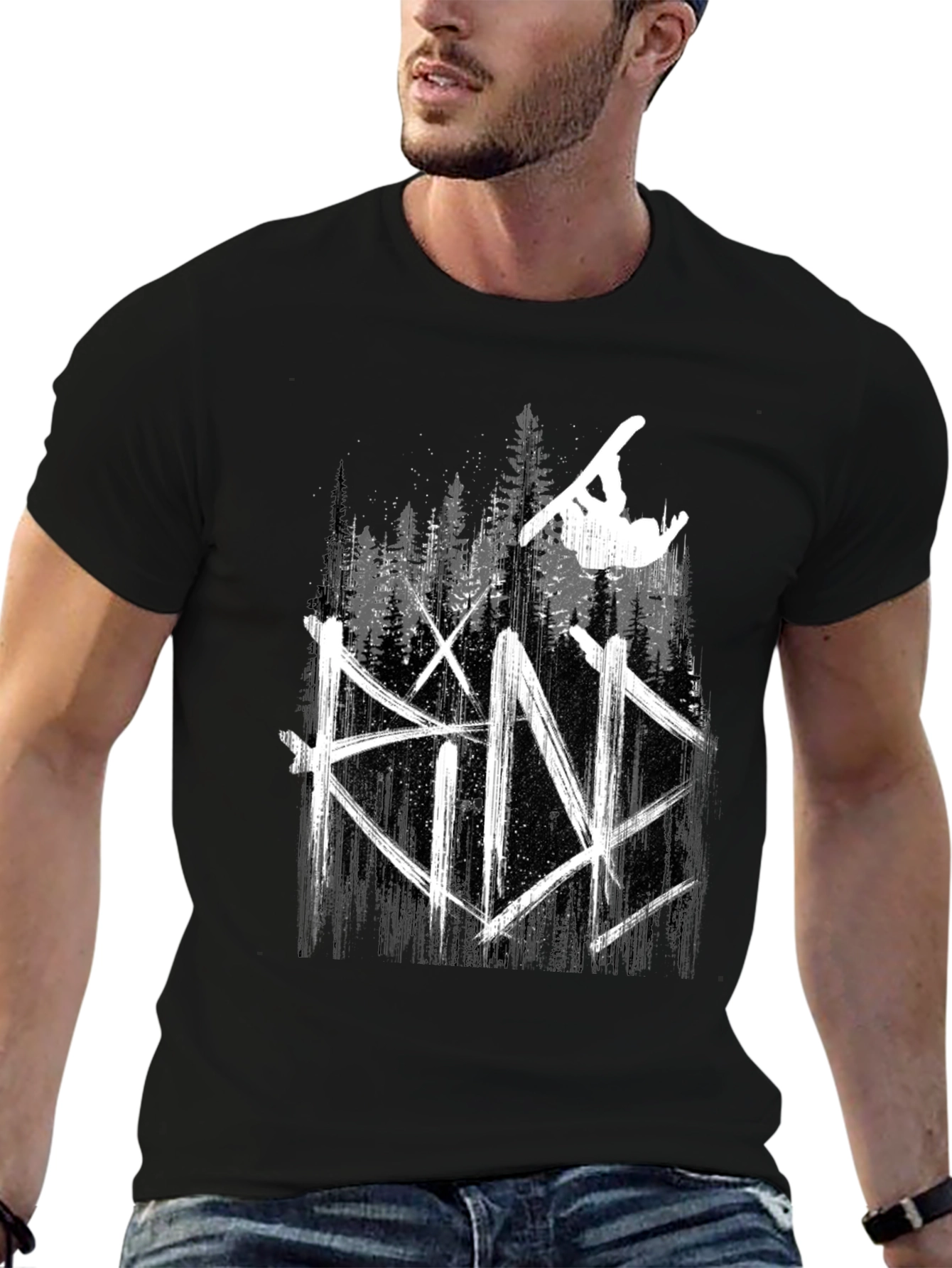 Ride Graphic Tee - Snowboarder T-Shirt