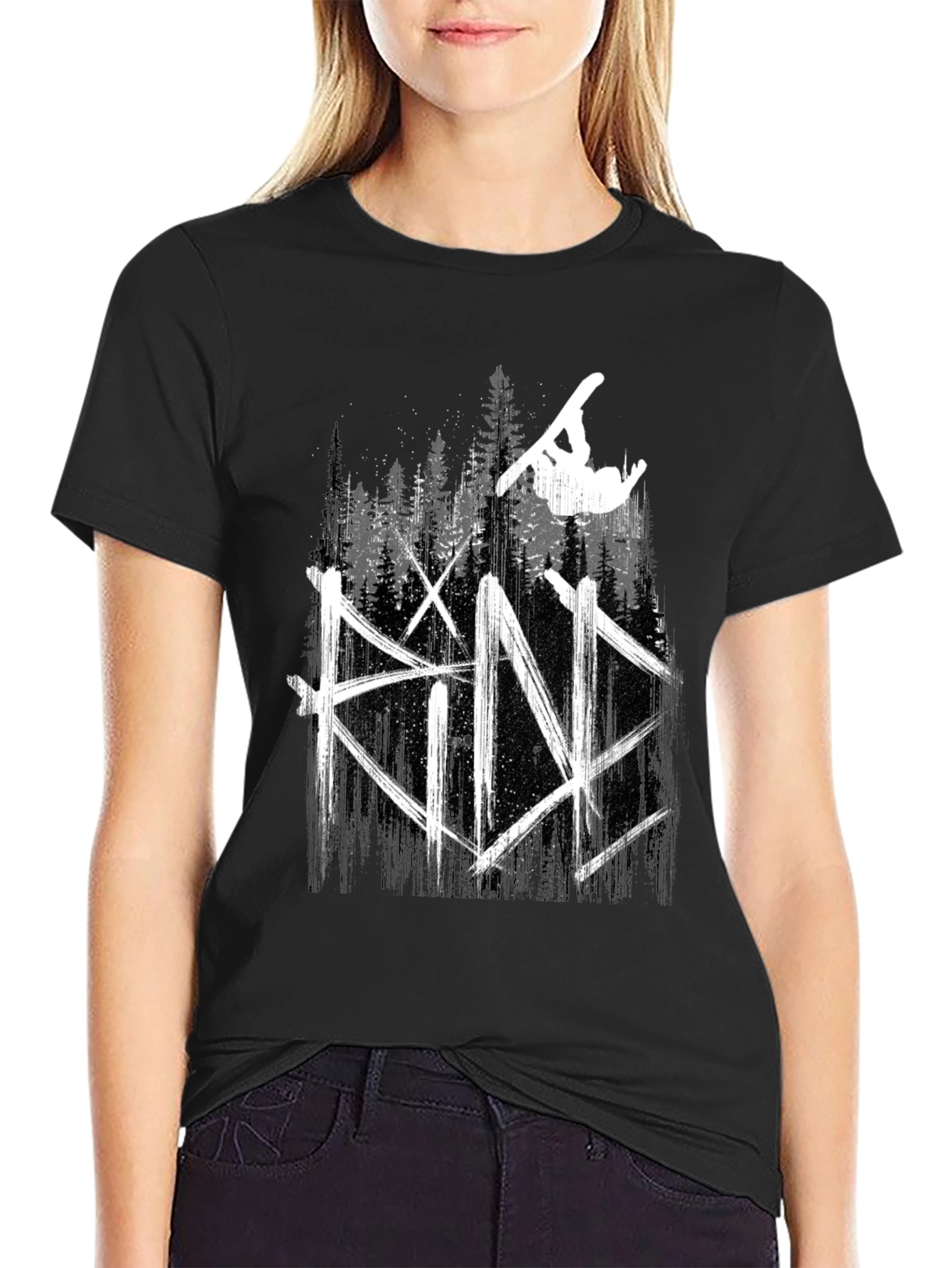 Ride Graphic Tee - Snowboarder T-Shirt