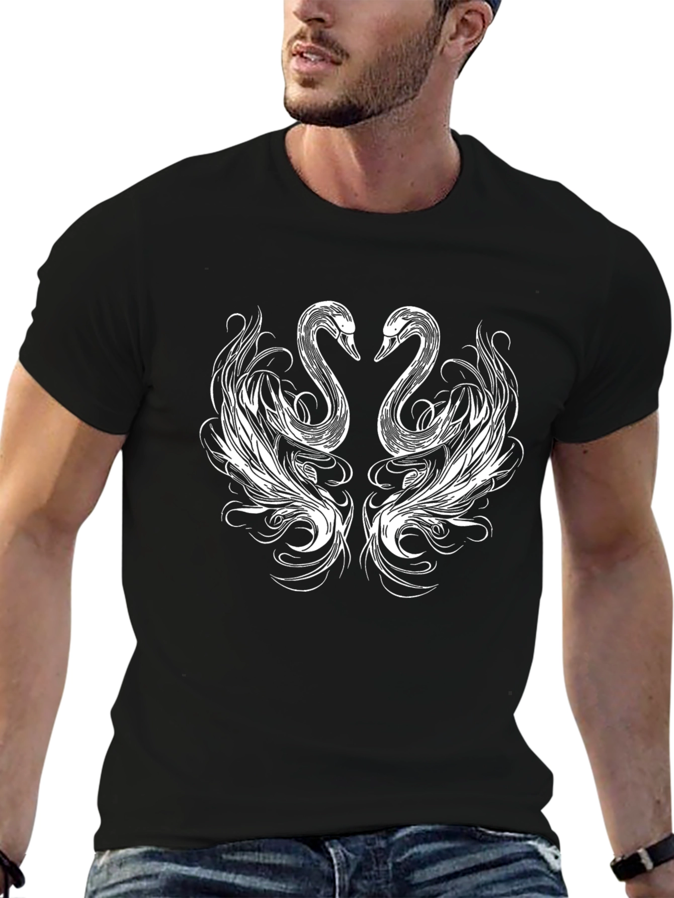Swans Graphic T-Shirt